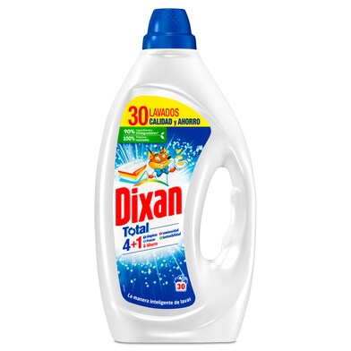 Detergente máquina líquido total Dixan botella 30 lavados-0 Detergente máquina líquido total Dixan botella 30 lavados-0