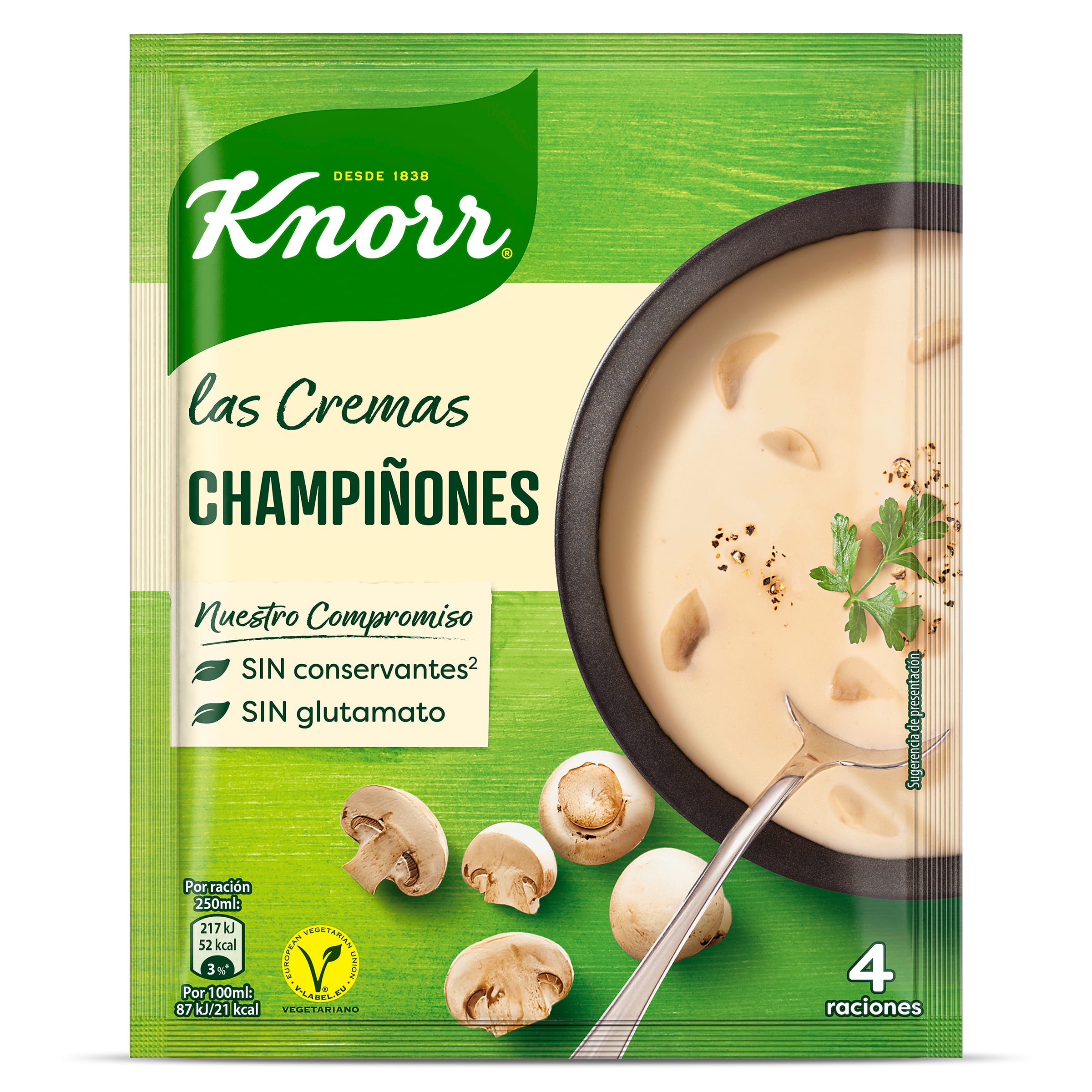 Crema de champiñones Knorr sobre 62 g