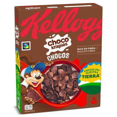 Cereales con chocolate Kellogg's Choco Krispies caja 330 g-0 Cereales con chocolate Kellogg's Choco Krispies caja 330 g-0