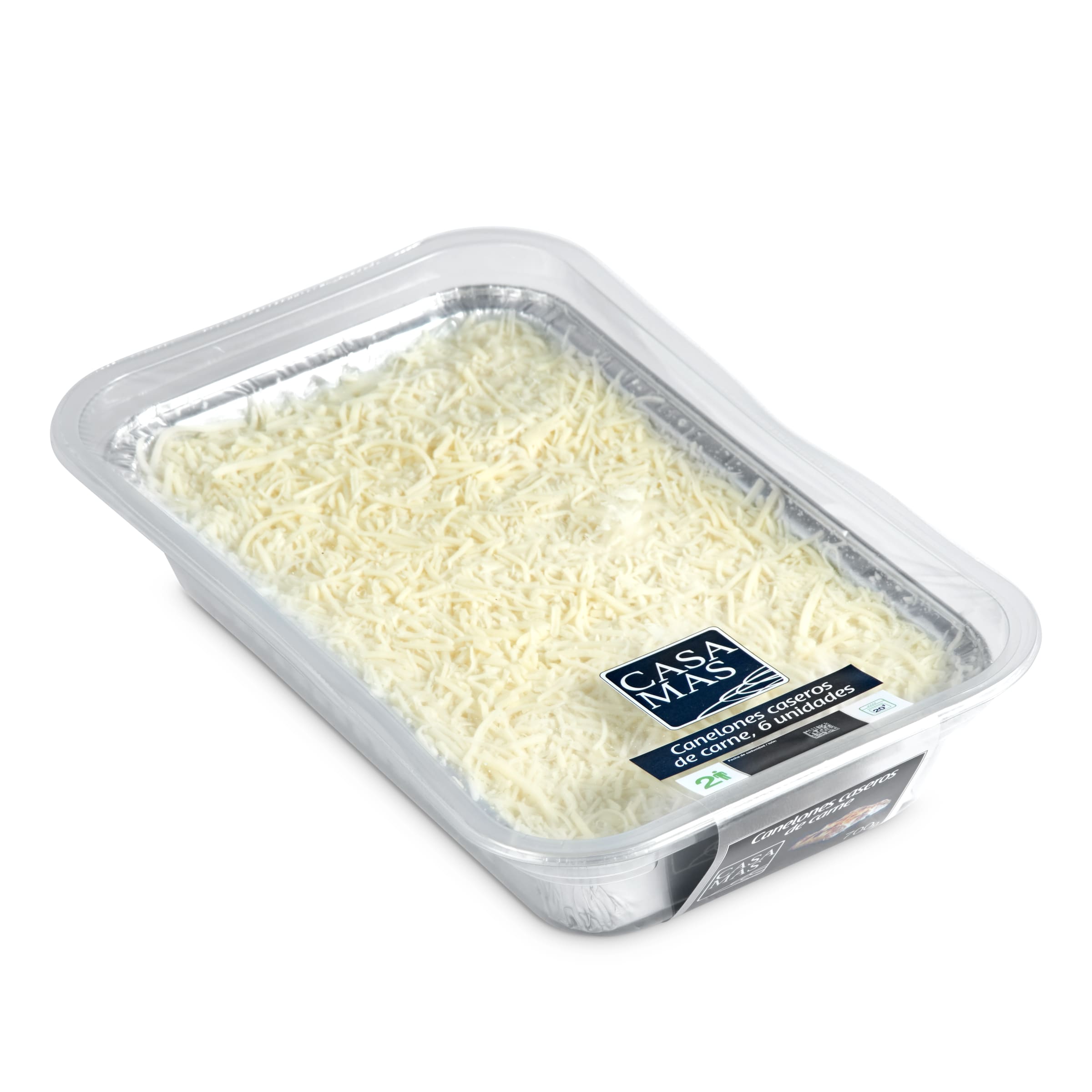 CASA MAS canelones caseros de carne frescos envase 700 gr