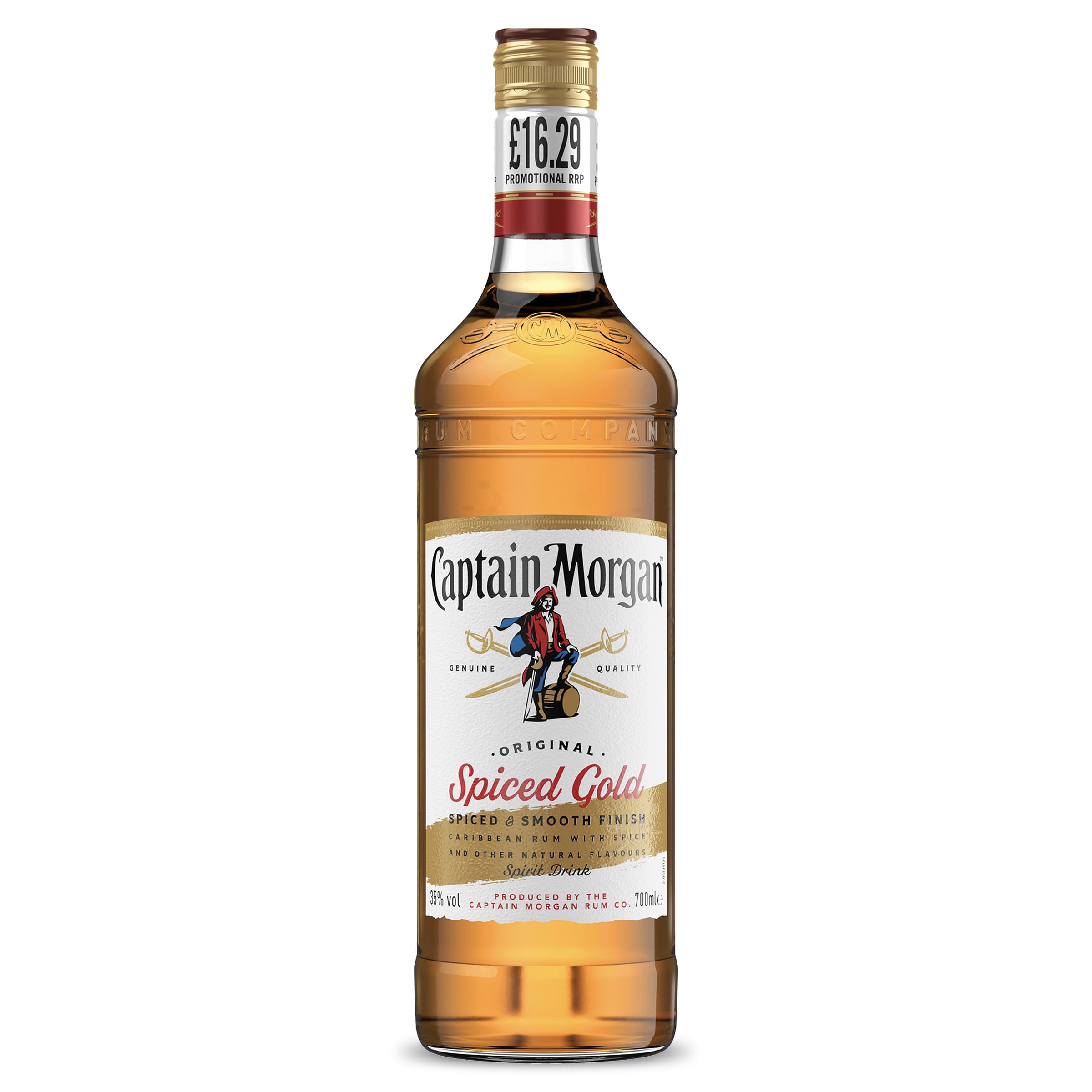 Ron spiced gold Capitán Morgan botella 70 cl