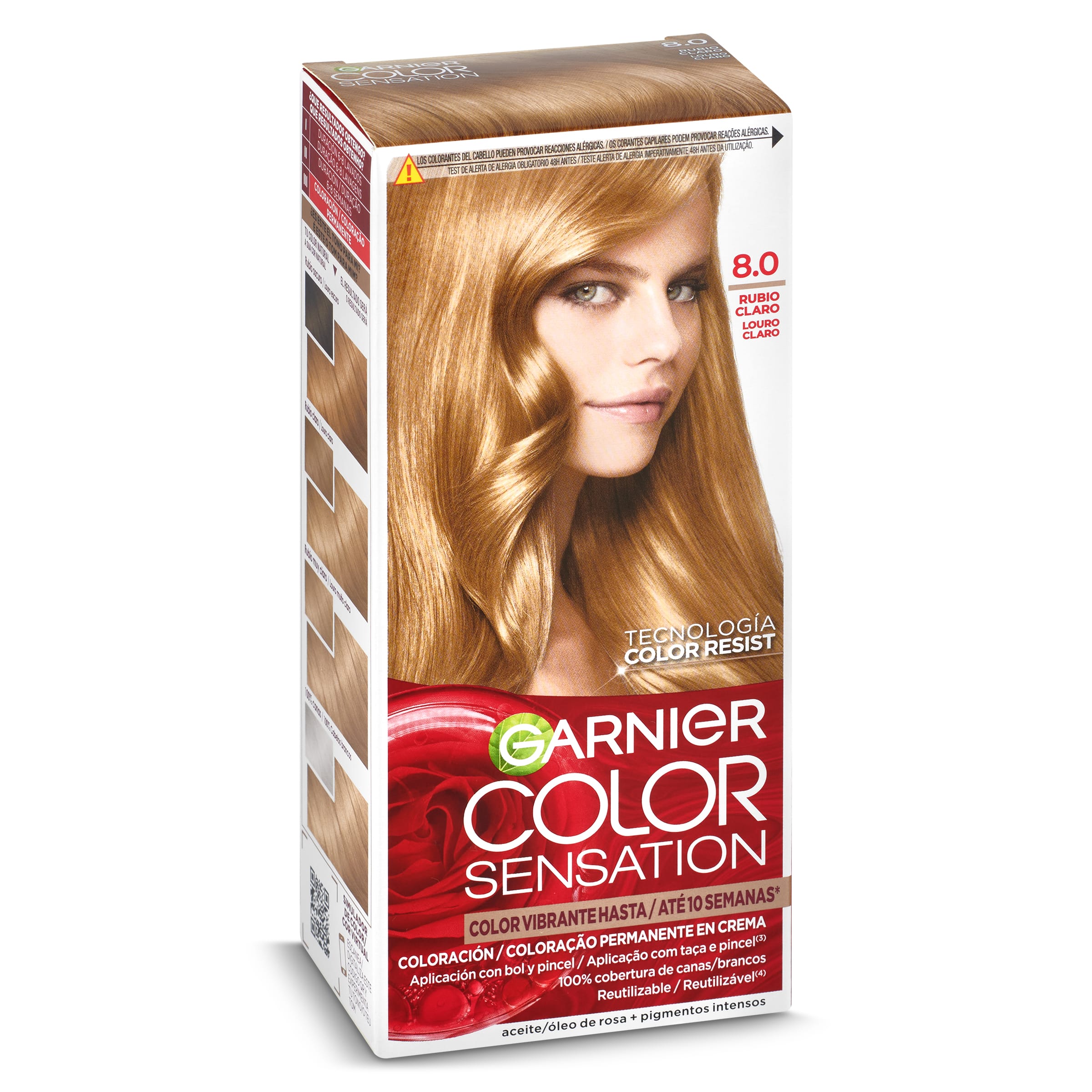 COLOR SENSATION tinte Rubio Luminoso Nº 8,0 caja 1 ud