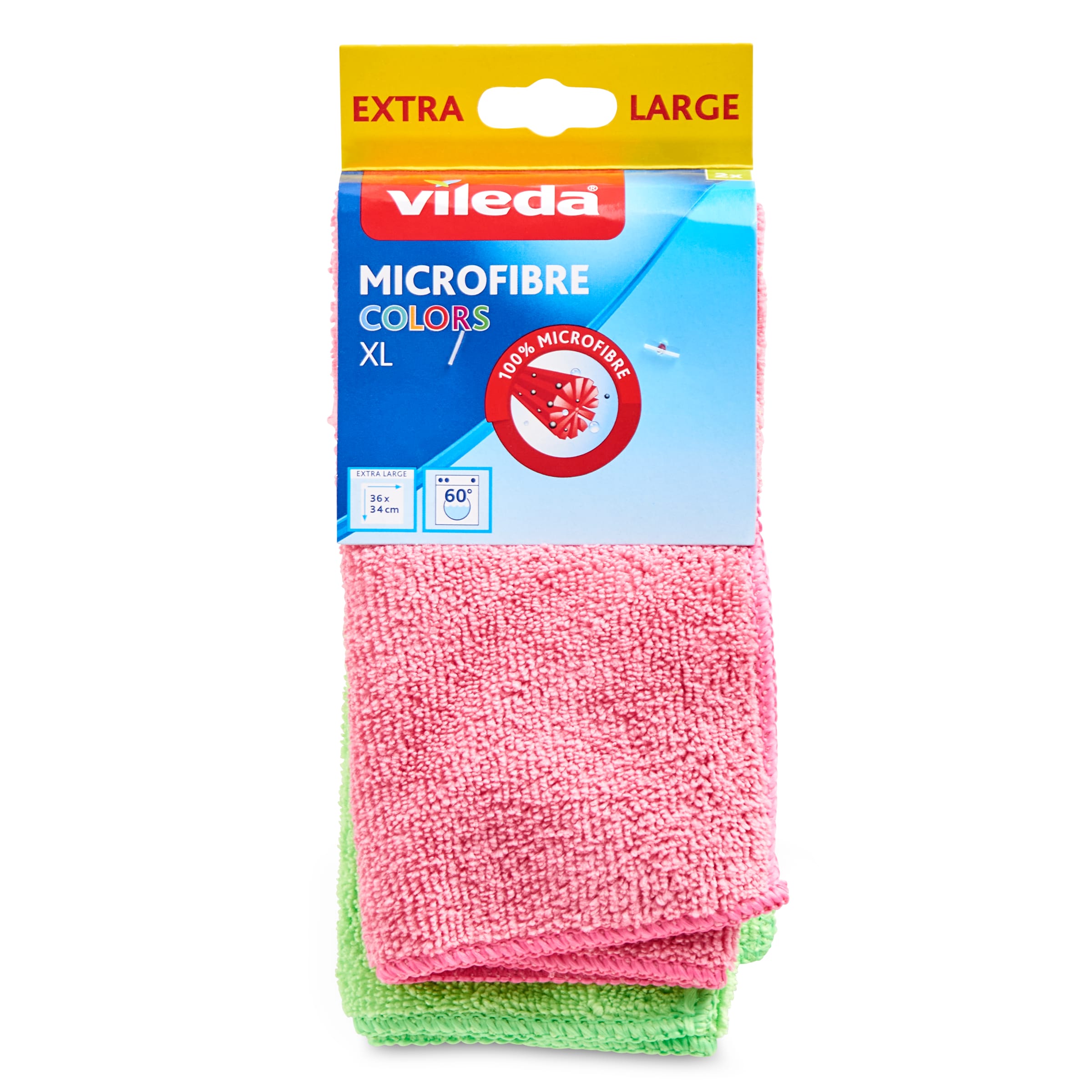 VILEDA bayeta microfibra multiusos paquete 2 uds