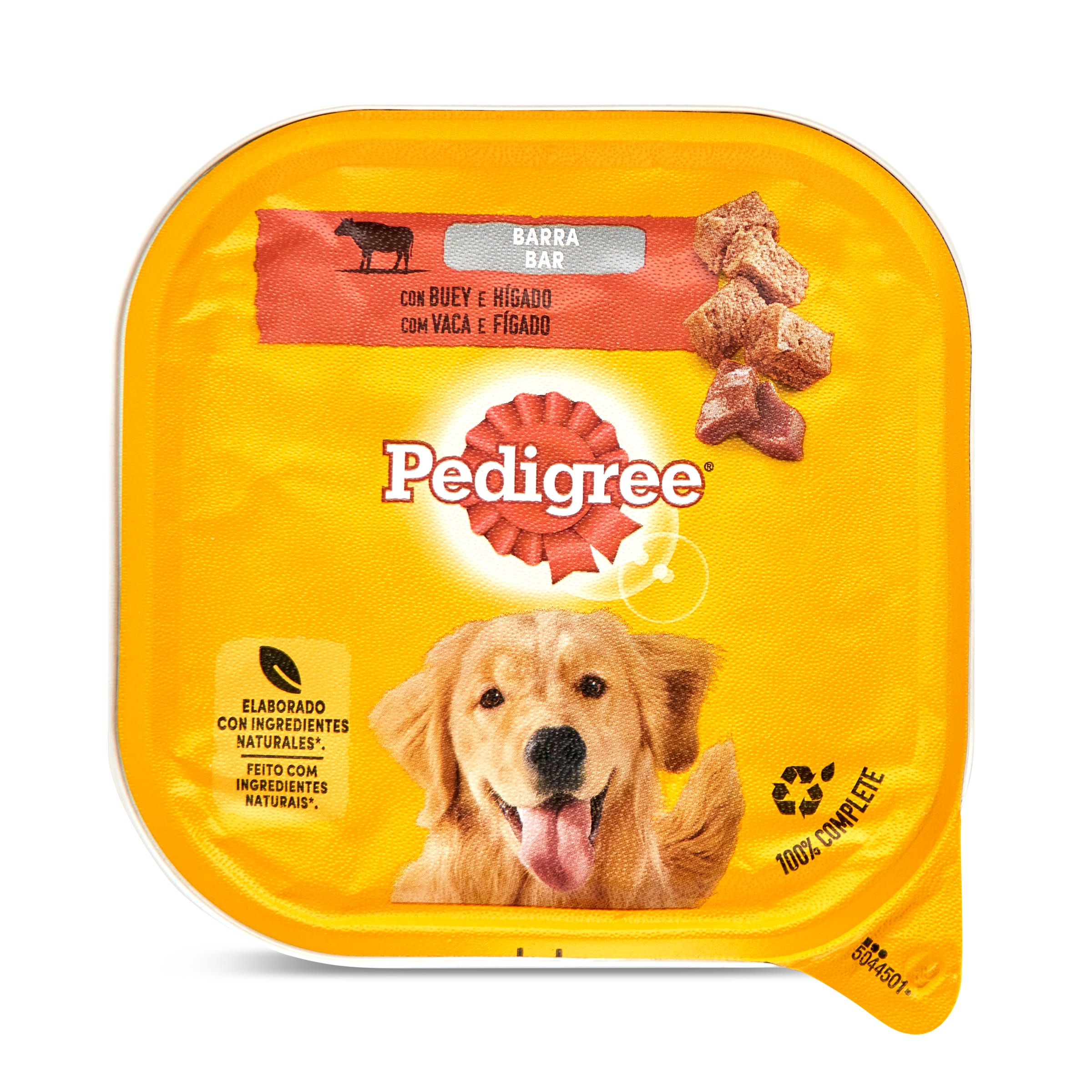 PEDIGREE paté para perros mini con buey e hígado tarrina 300 gr