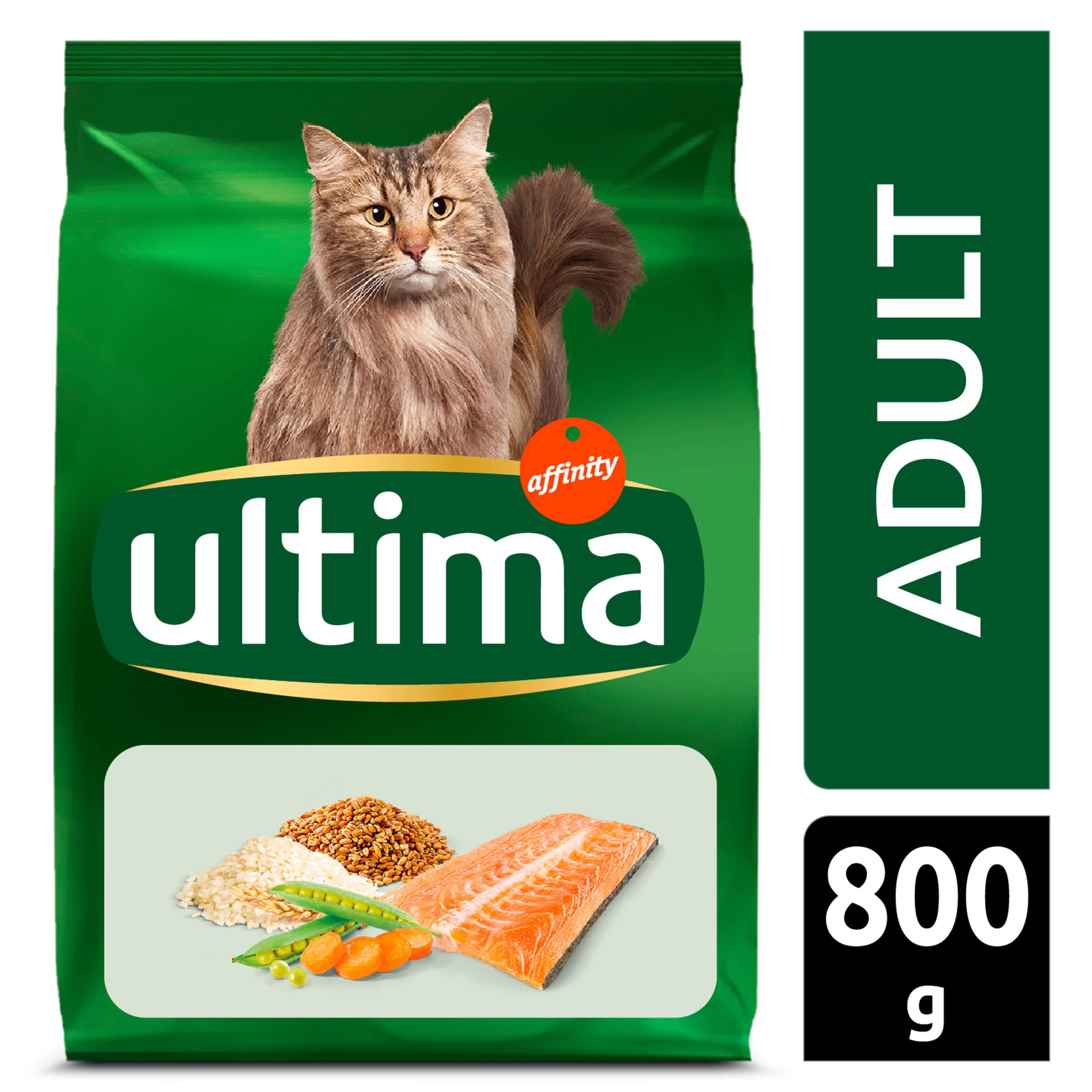 ULTIMA alimento para gatos adulto sabor salmón bolsa 800 gr