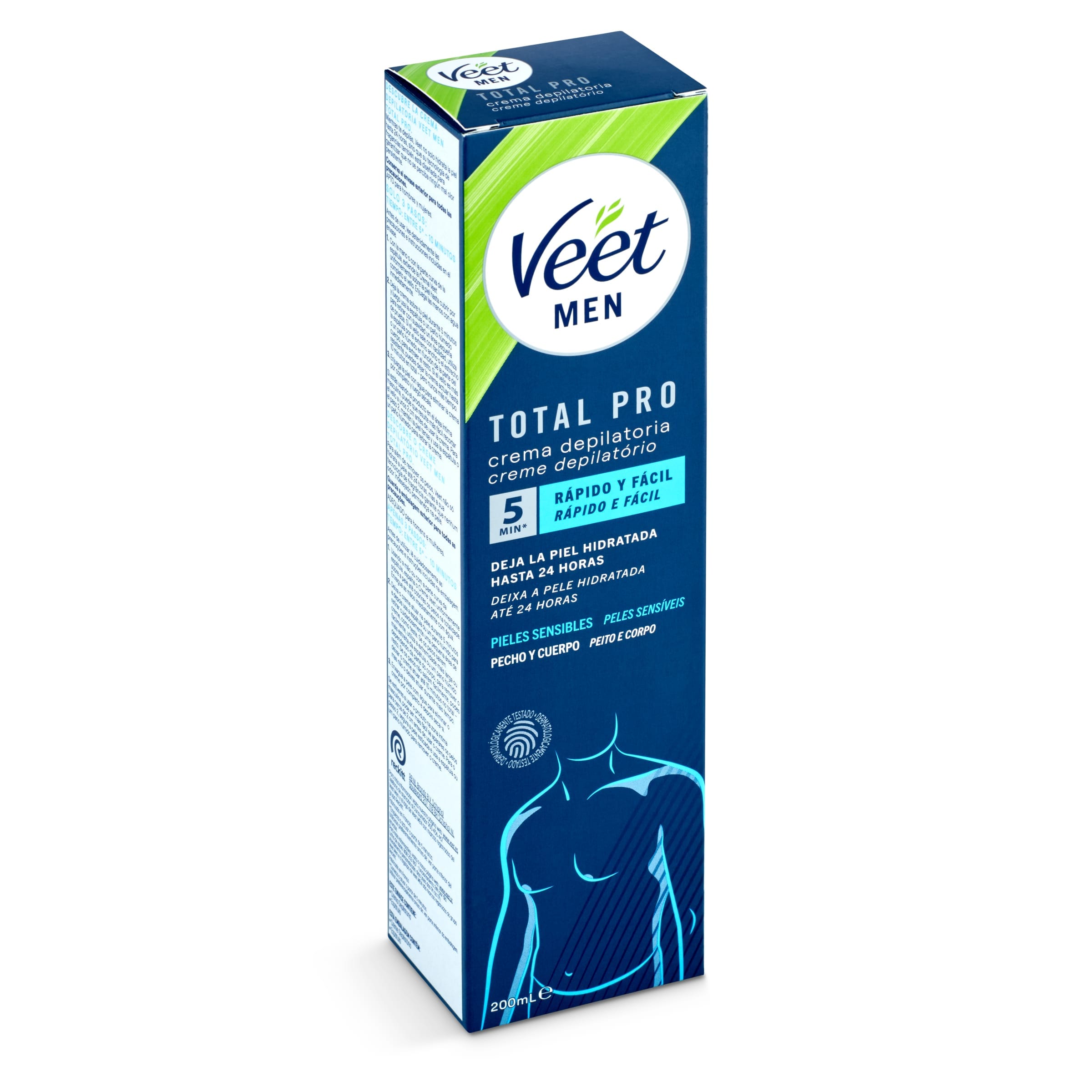 Gel crema depilatorio corporal piel sensible Veet tubo 200 ml -  Supermercados DIA