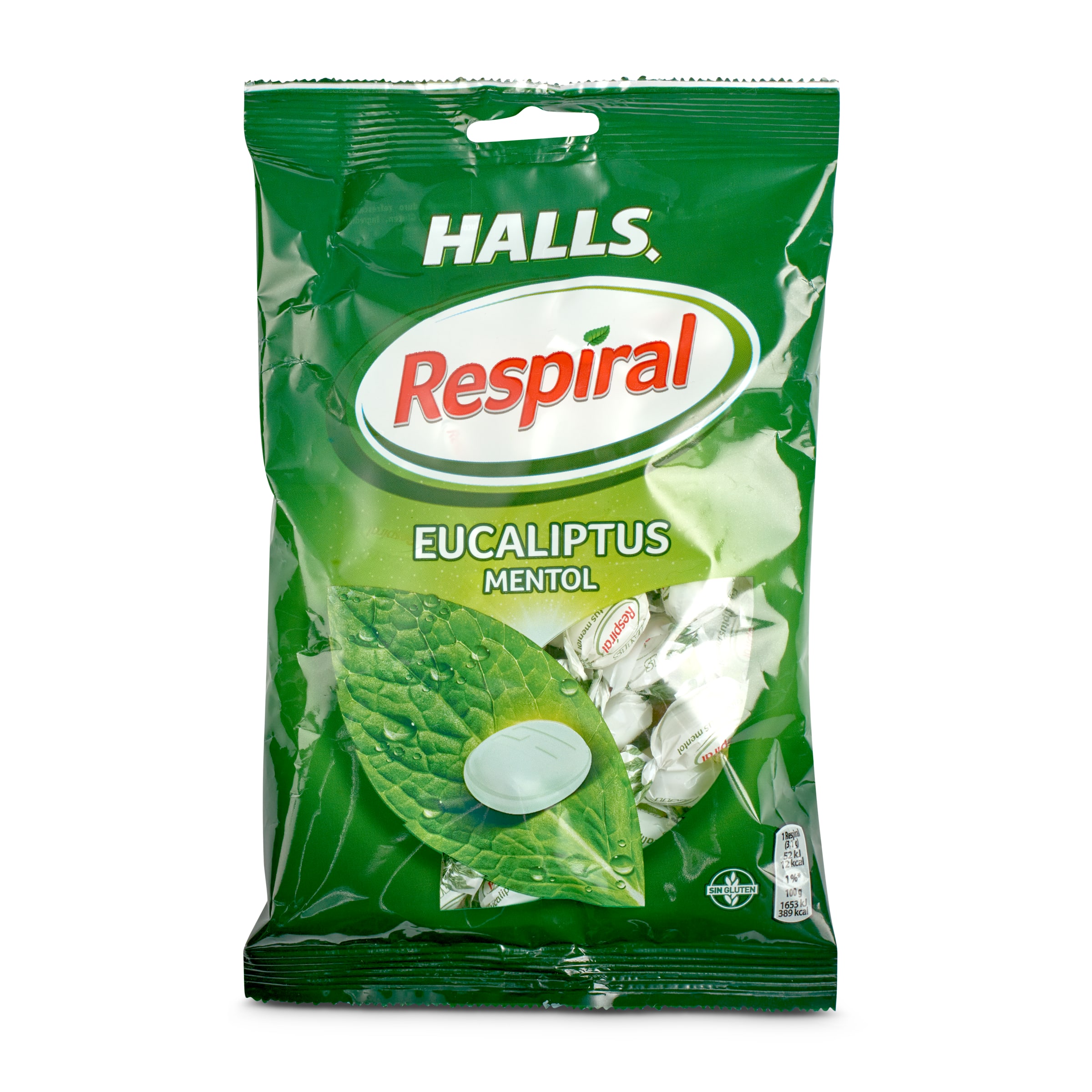 RESPIRAL caramelos eucalipto mentol bolsa 150 gr