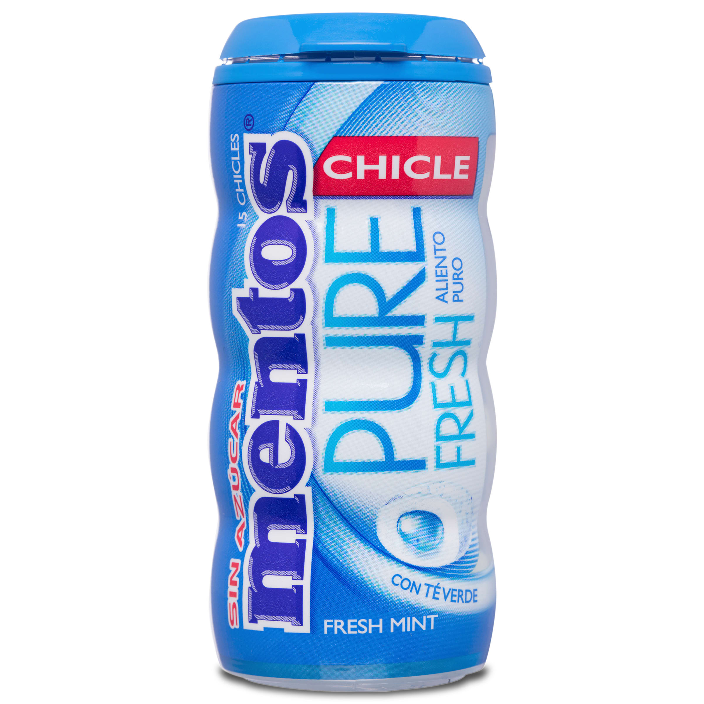 MENTOS chicle sabor menta fresca bote 45 gr