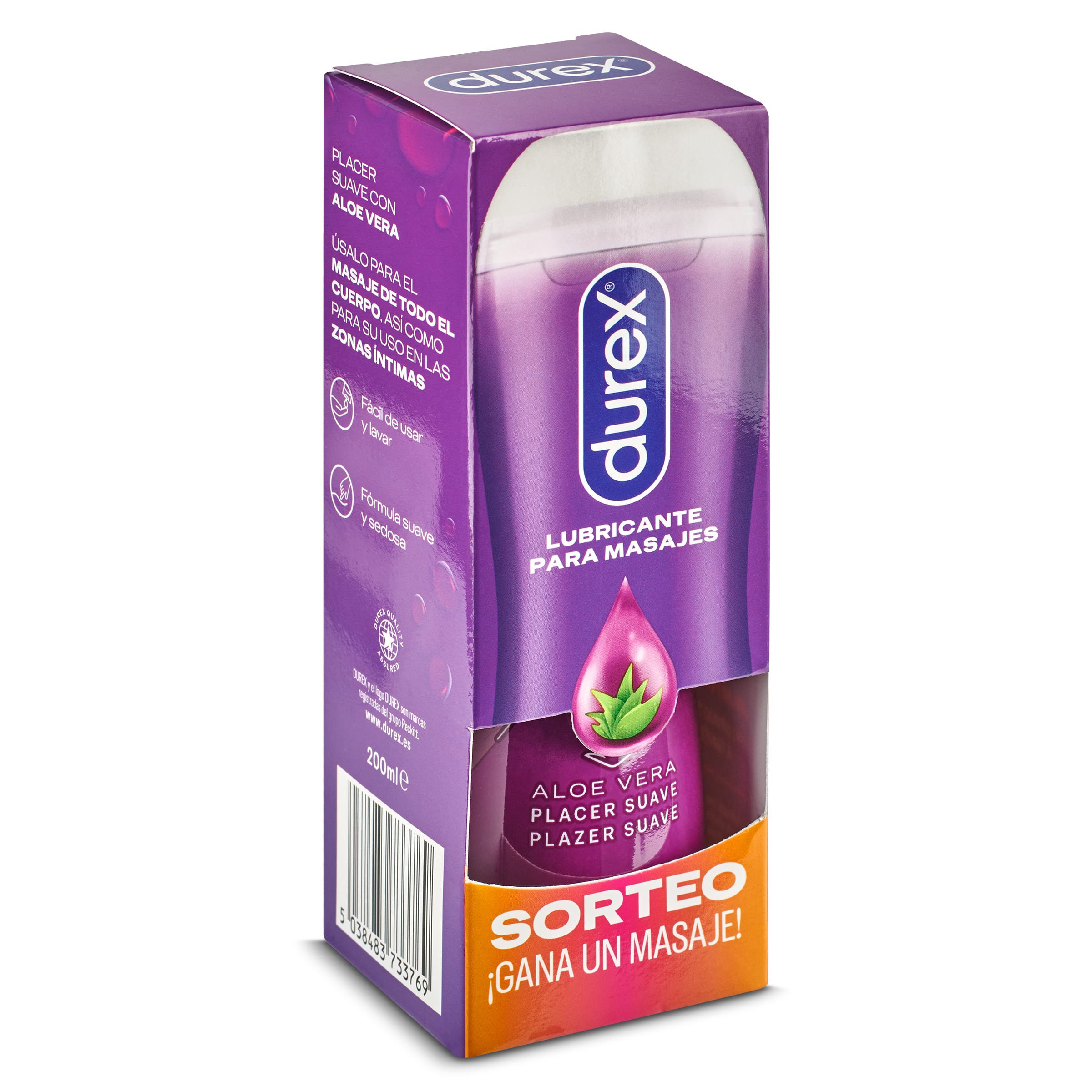 DUREX Play 2 en 1 gel de masaje y lubricante íntimo aloe vera 200 ml