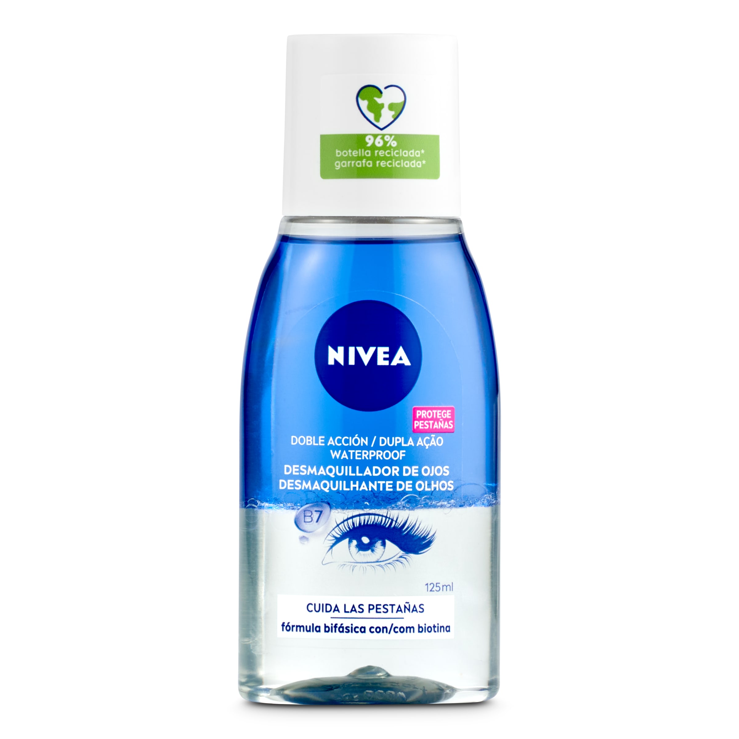 NIVEA desmaquillador de ojos doble acción botella 125 ml