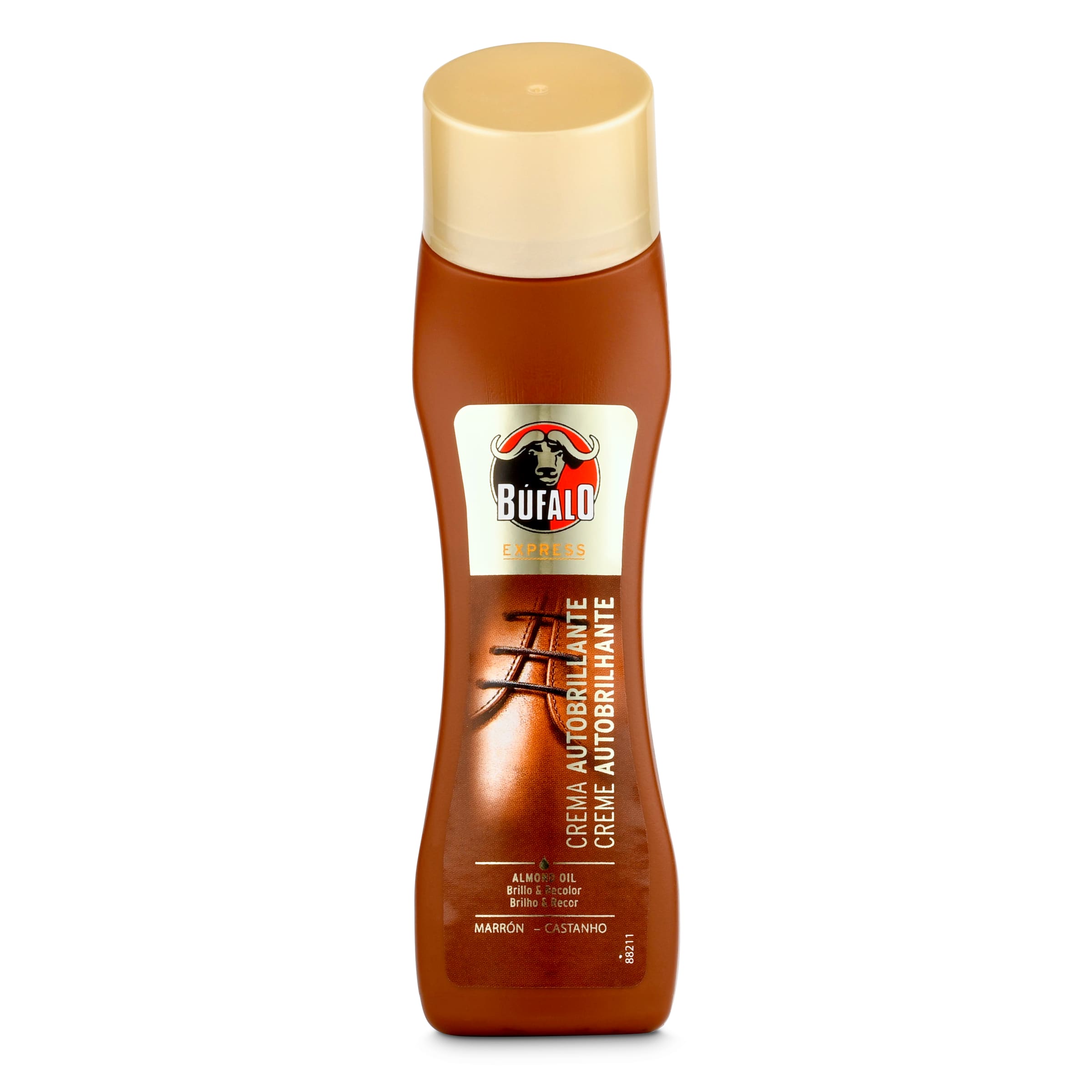 BÚFALO Express crema autobrillante color marrón bote 50 ml
