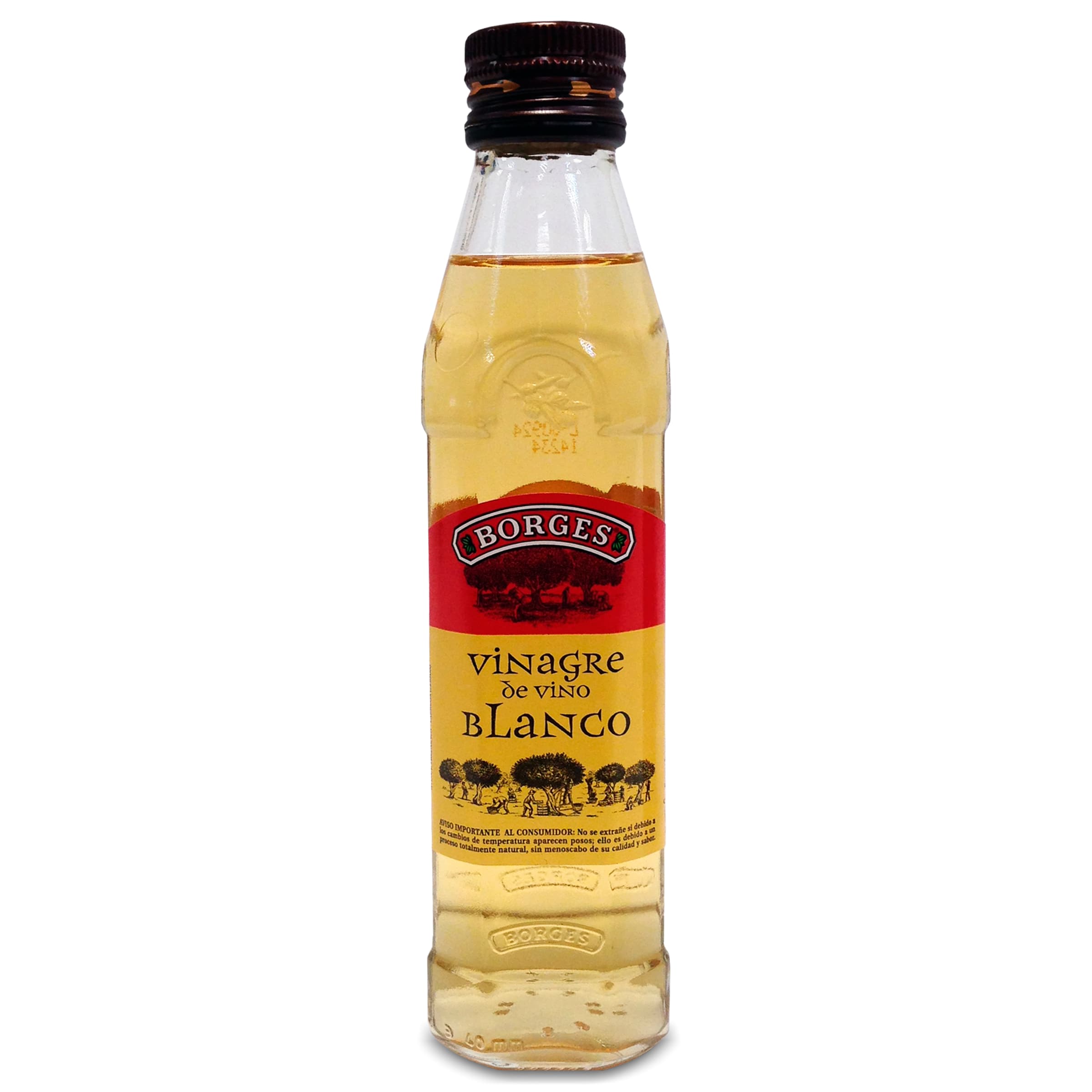 BORGES vinagre de vino blanco botella 500 ml
