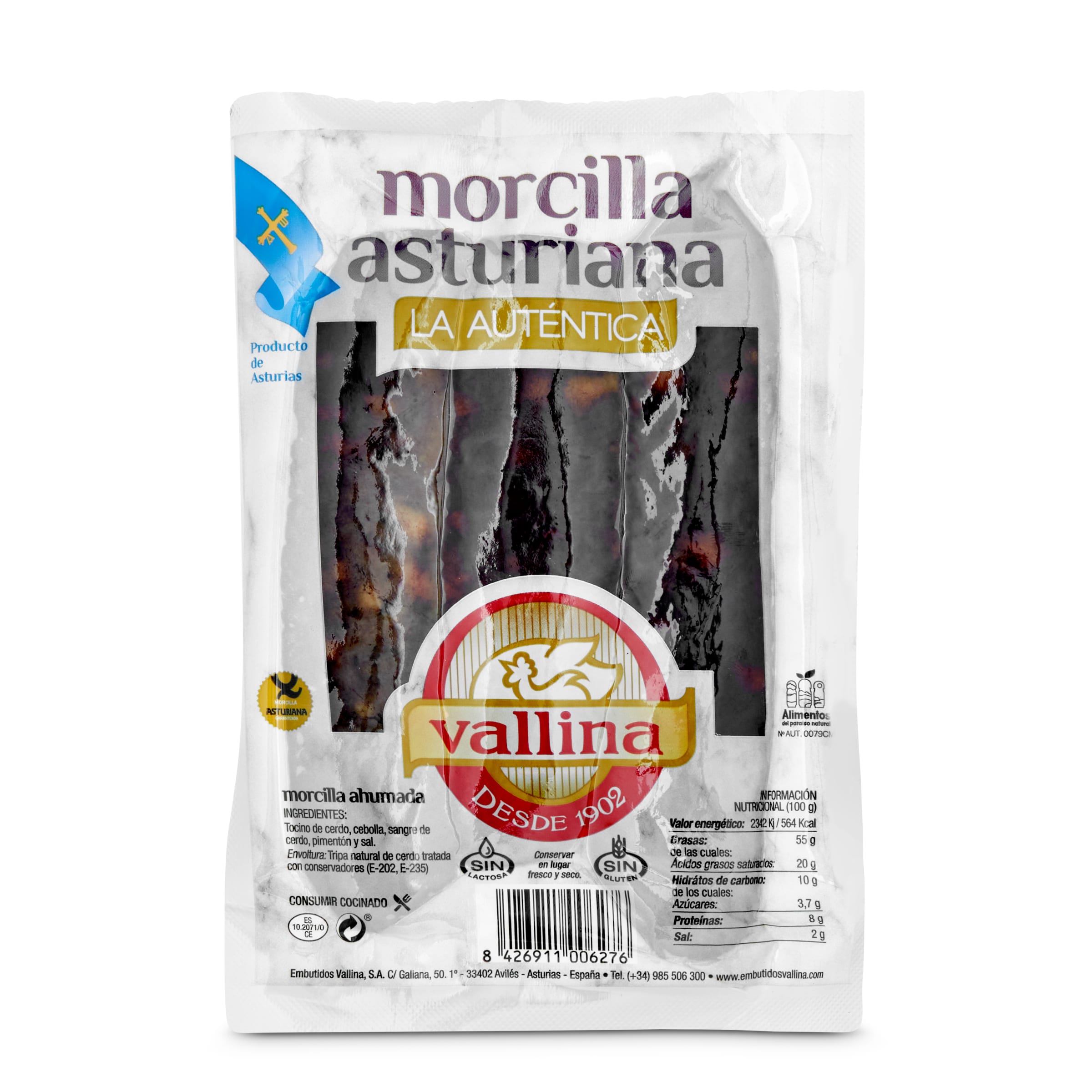 VALLINA morcilla asturiana envase 250 gr