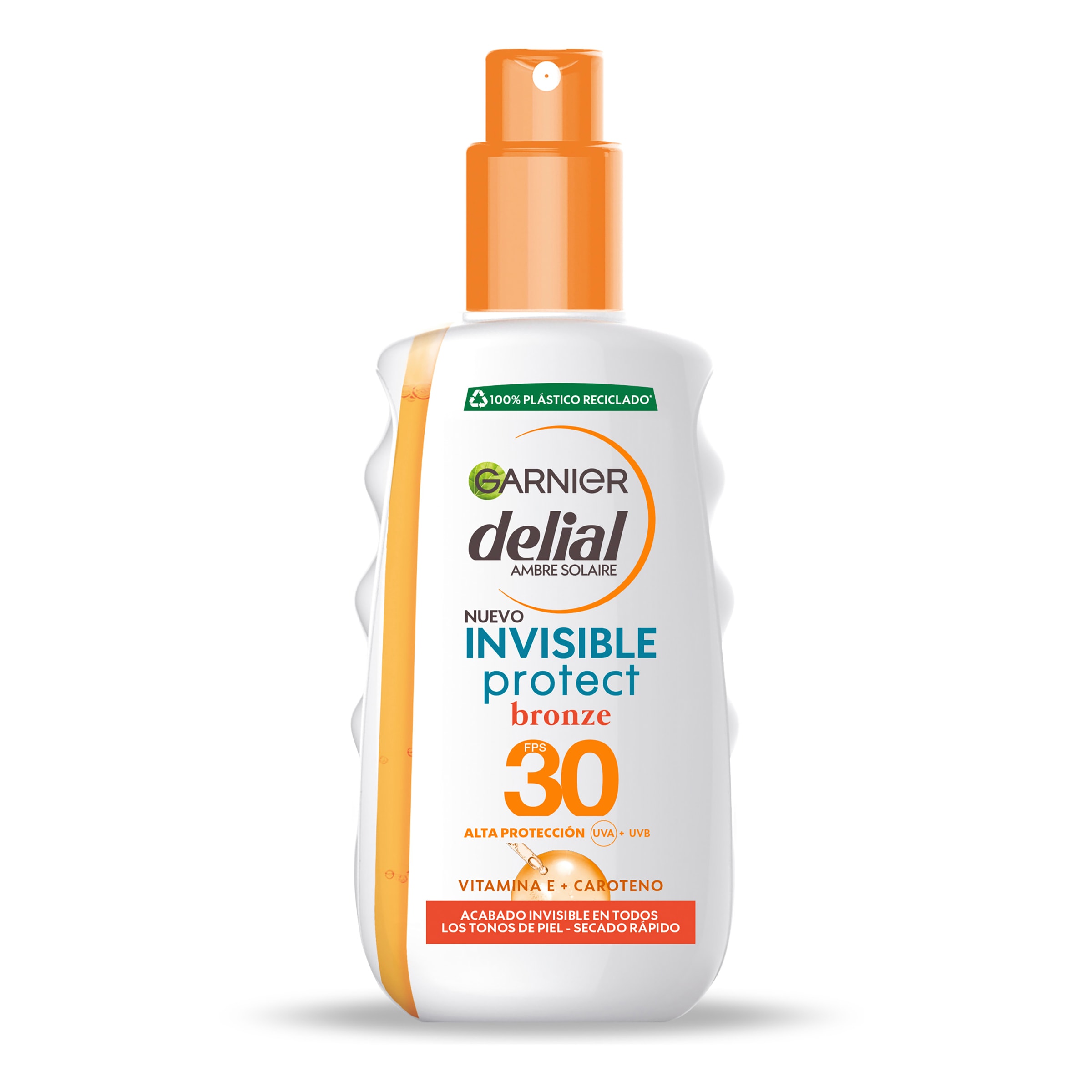 Protector solar invisible protect bronze spf 30 Delial spray 200 ml