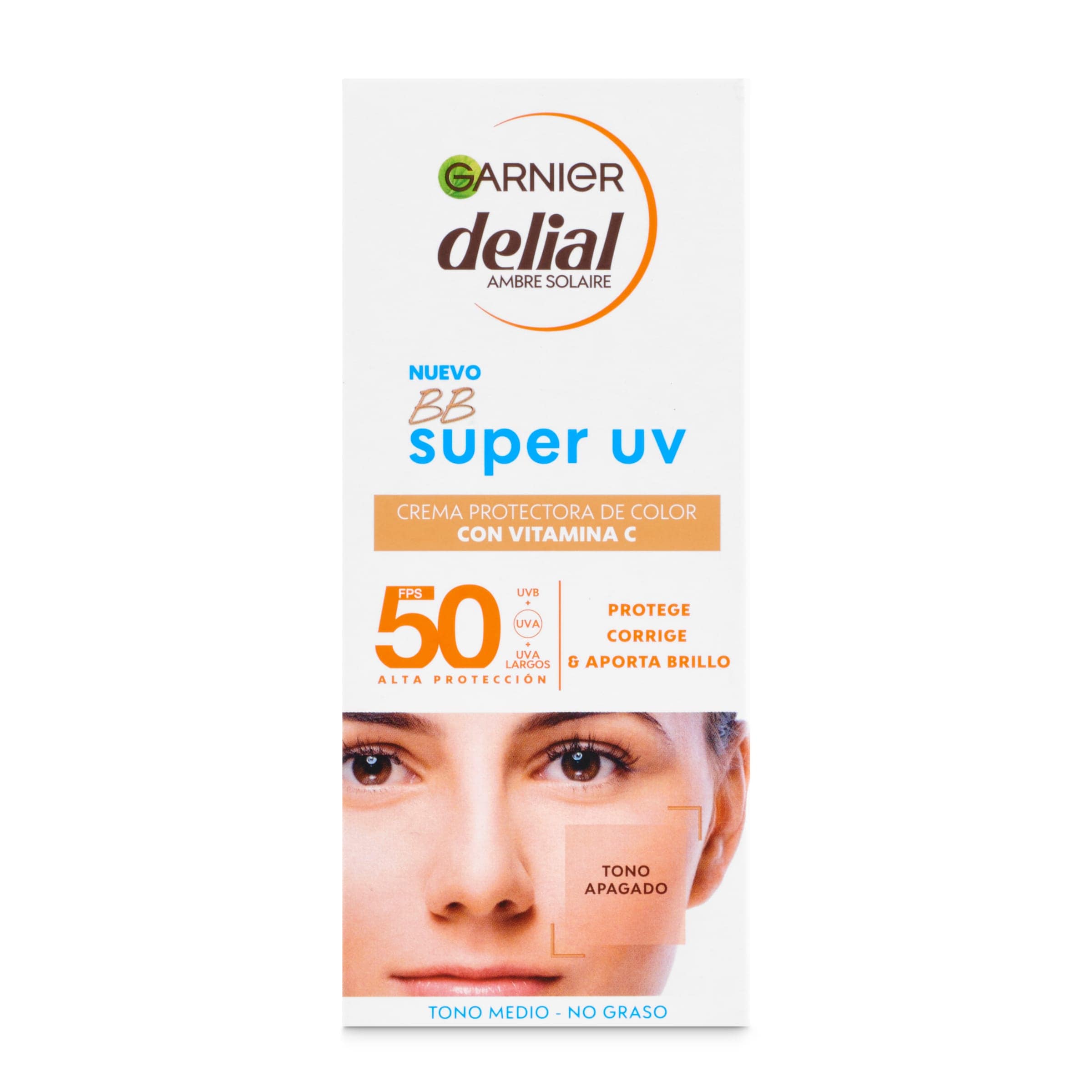 DELIAL crema protectora facial BB sun spf 50 caja 50 ml | preciosdelsuper.es