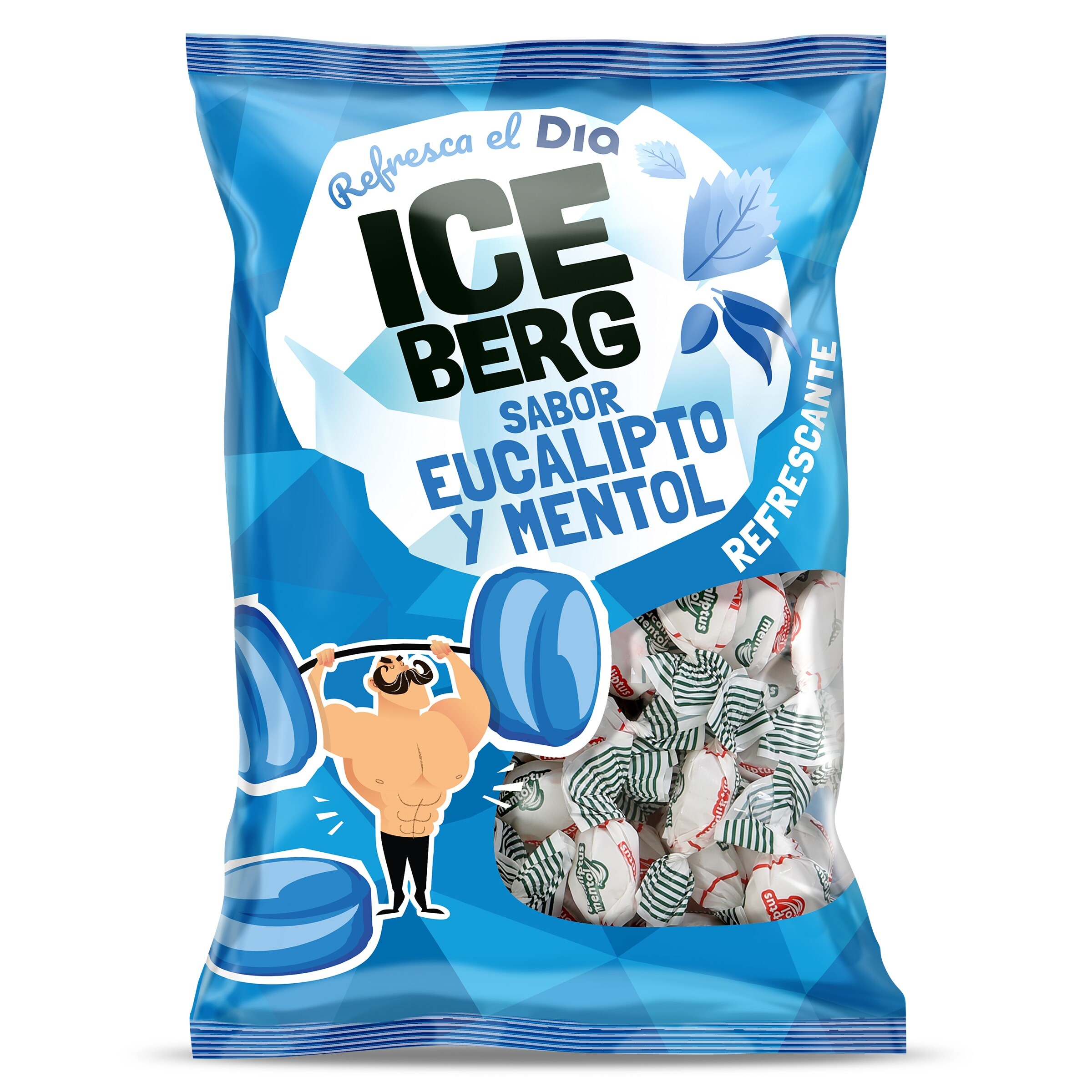 DIA ICEBERG caramelos eucalipto y menta bolsa 300 gr