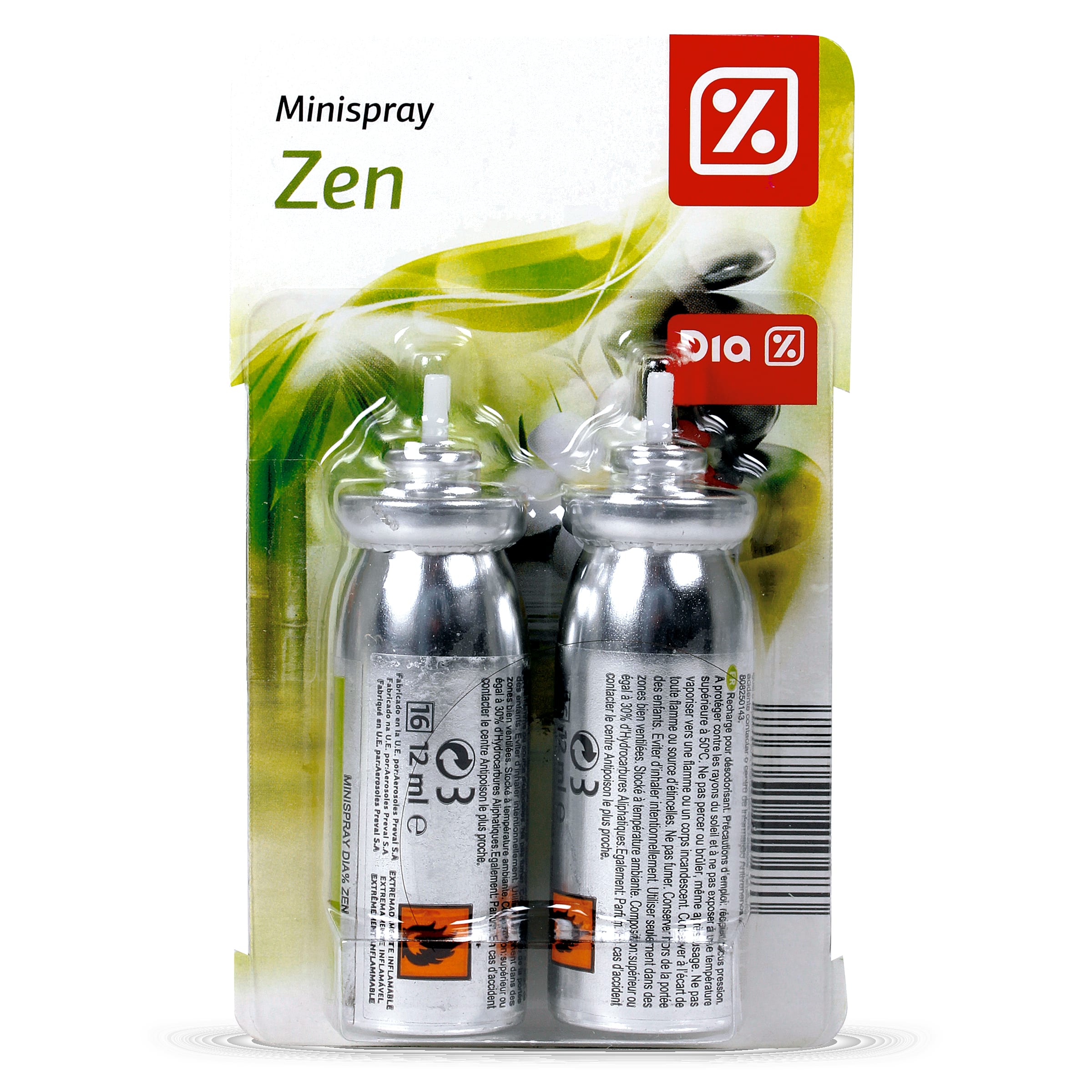 Ambientador mini spray aroma zen DIA DIA  BLISTER 24 ML