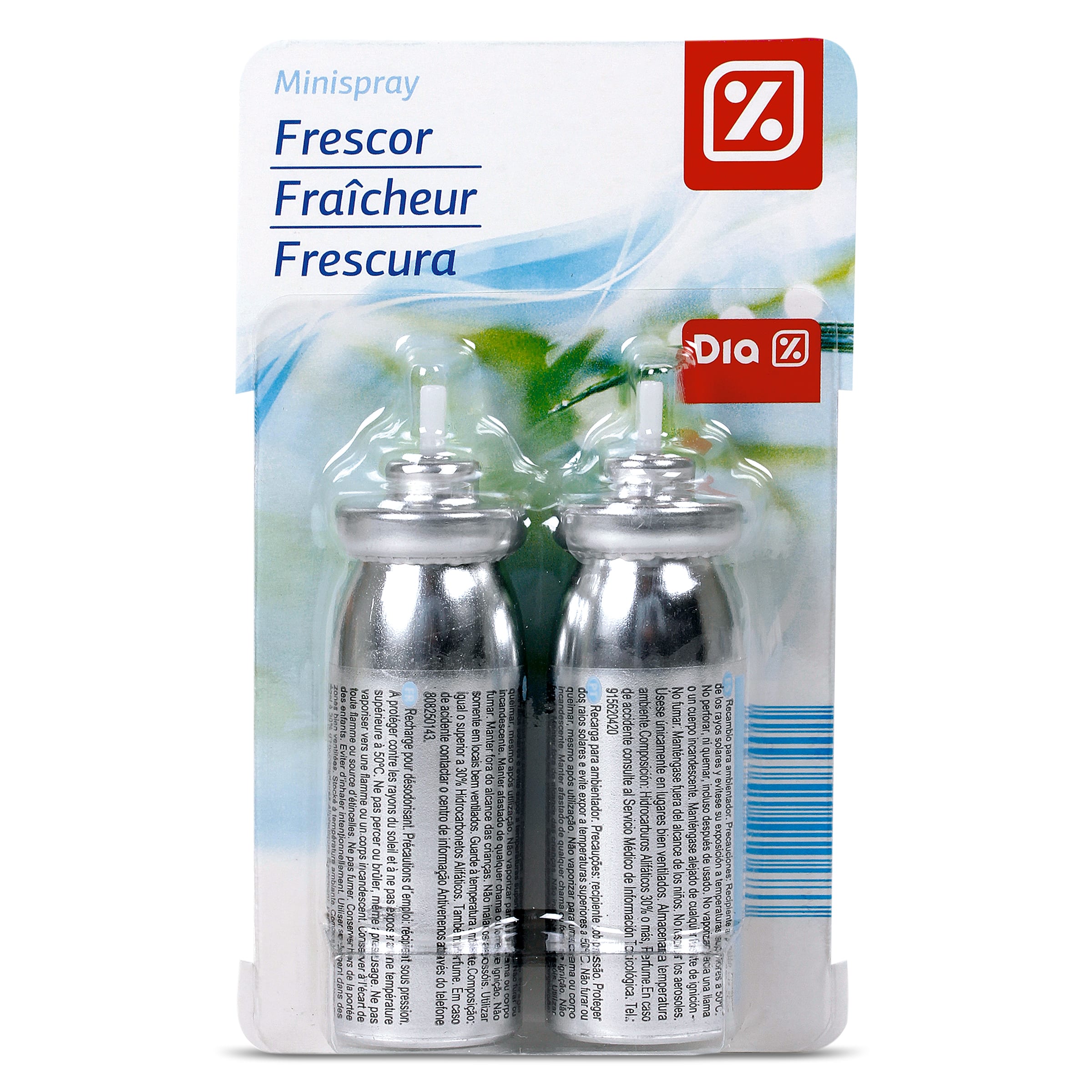 Ambientador mini spray aroma frescor DIA DIA  BLISTER 24 ML
