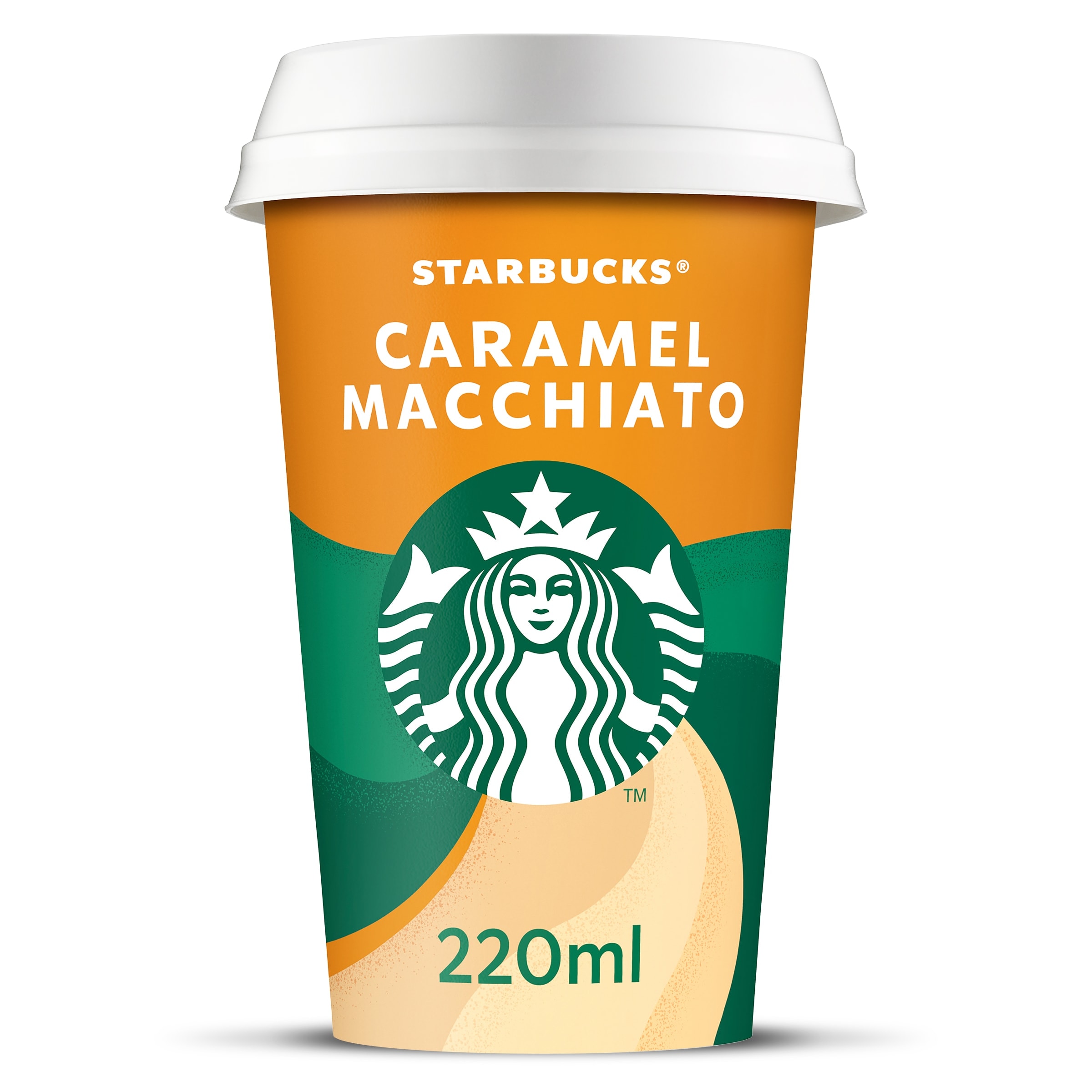 Café caramel macchiato Starbucks vaso 220 ml