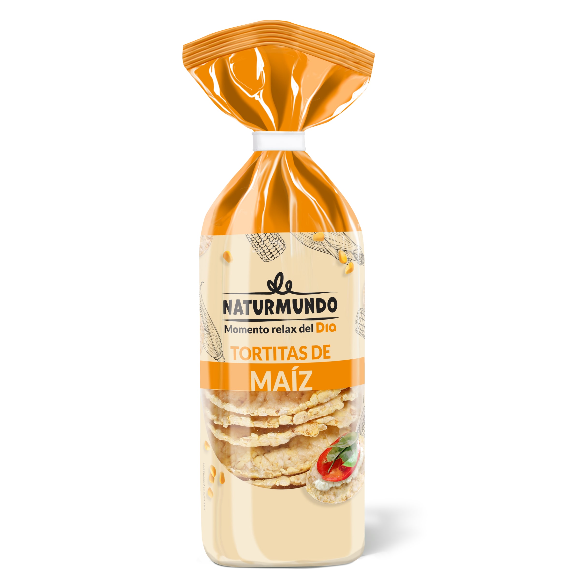 DIA VITAL tortitas de maíz paquete 130 gr