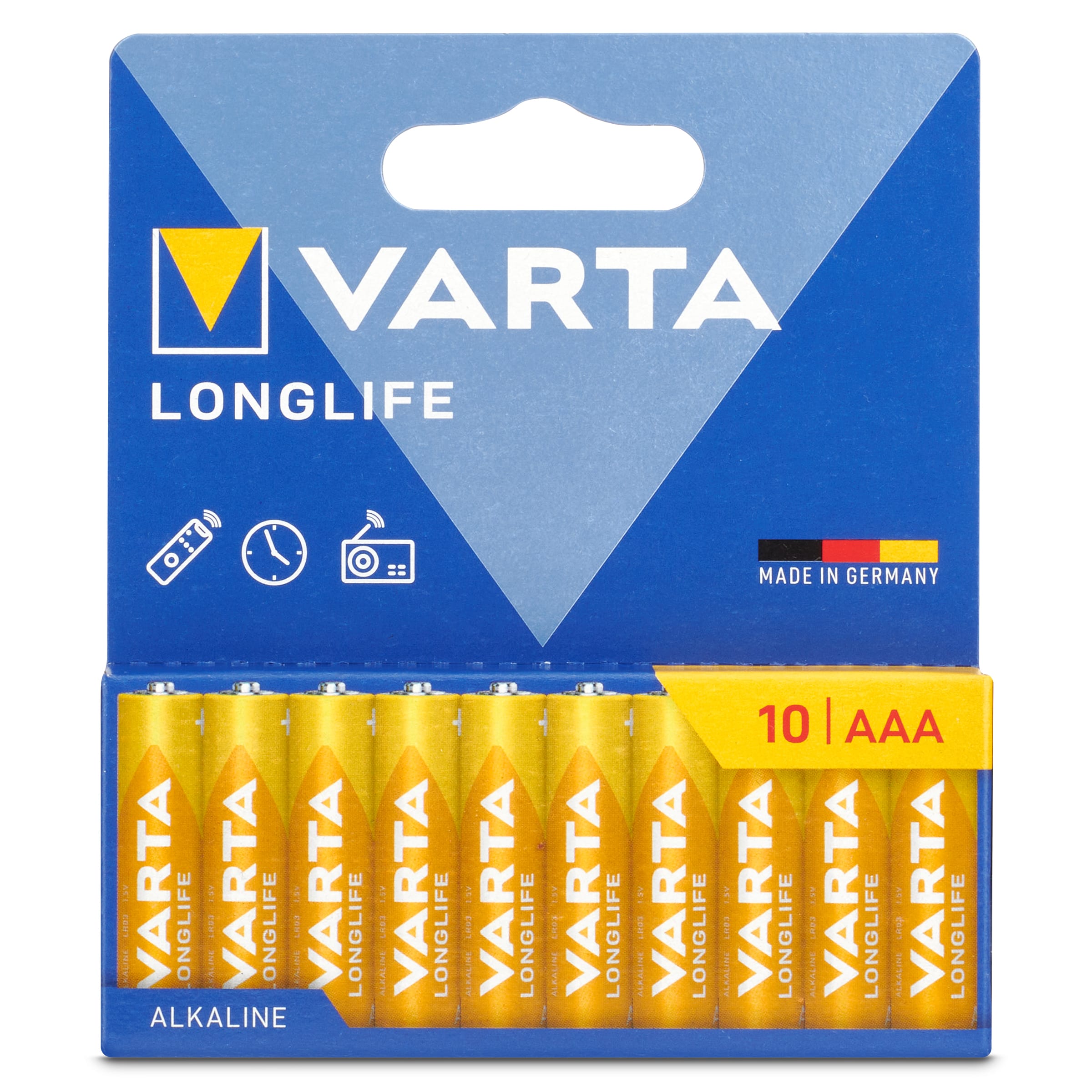 Pila recargable aaa Varta blister 10 unidades