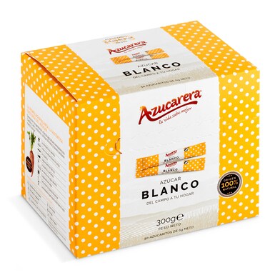 Azúcar blanco en azucarillos Azucarera caja 300 g-0