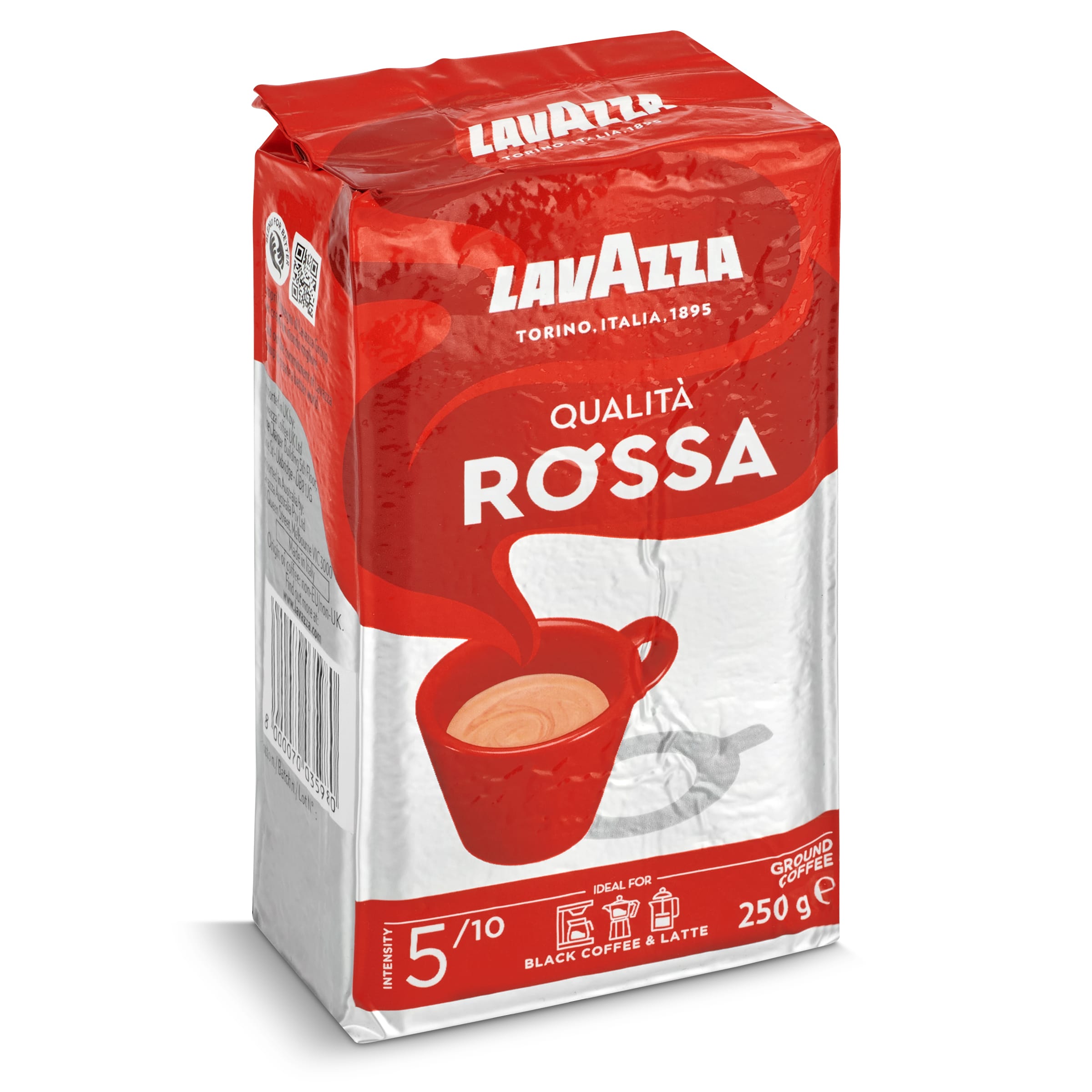 LAVAZZA Rossa café molido natural paquete 250 gr