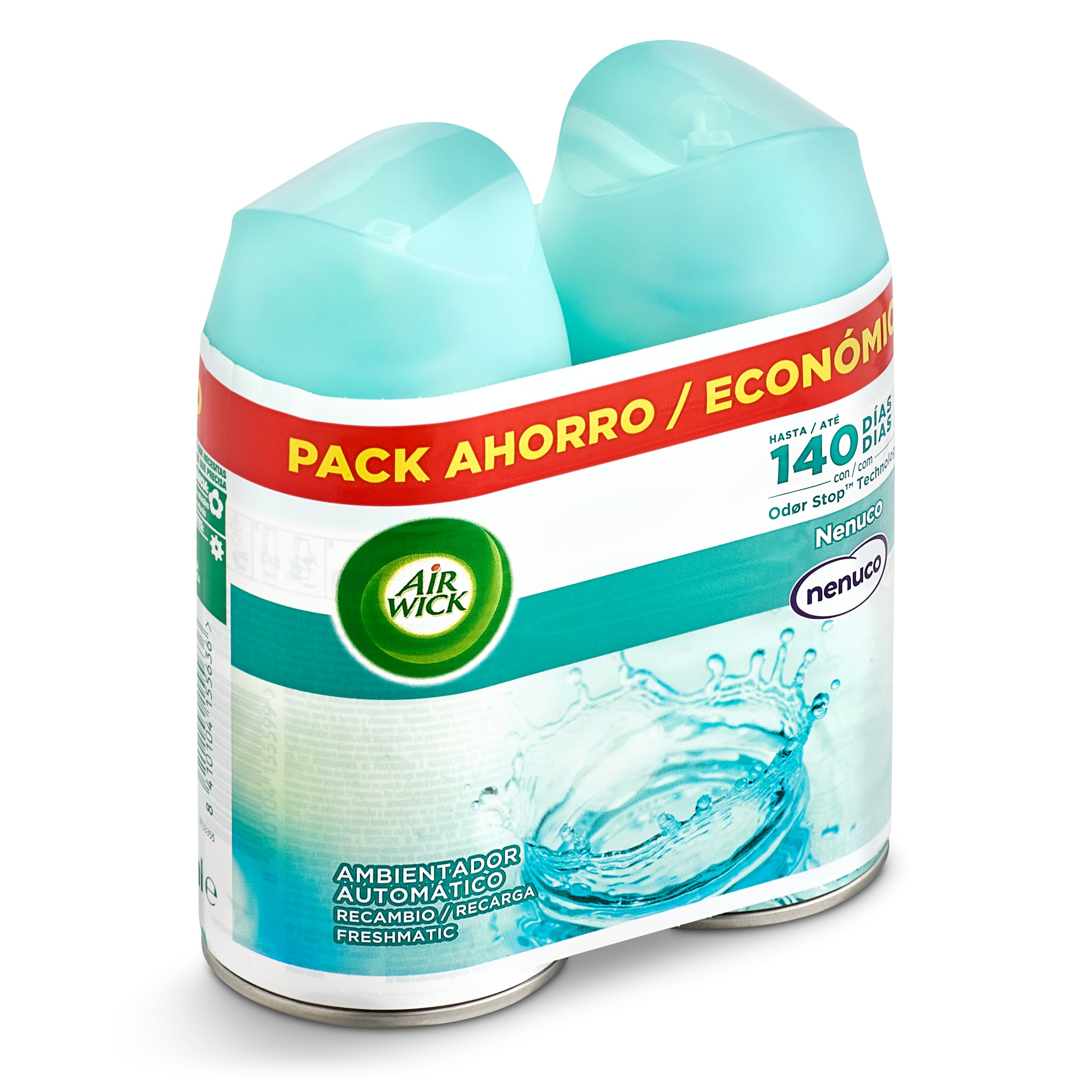 AIRWICK ambientador freshmatic nenuco recambio 2 uds