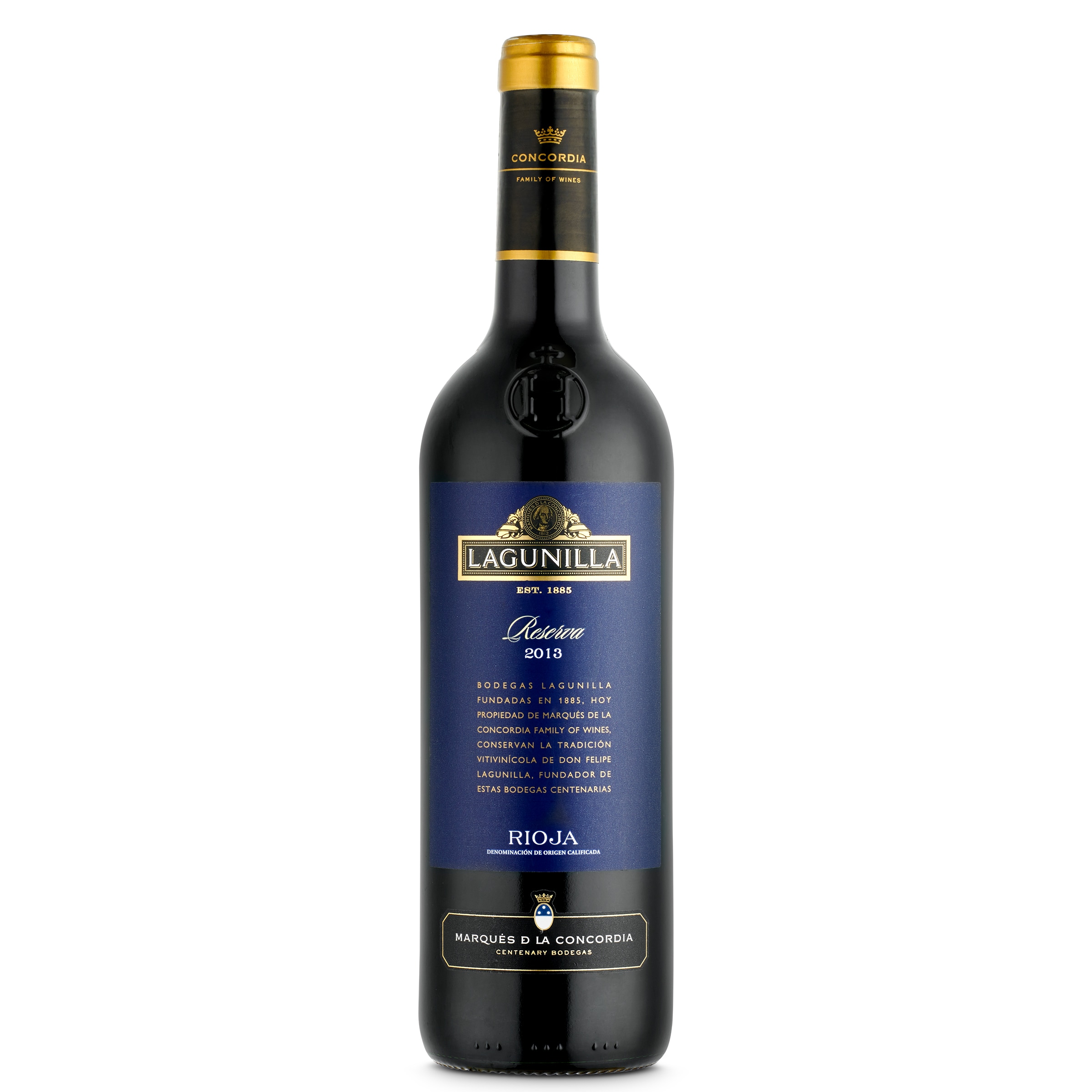 Vino tinto reserva D.O. Rioja Lagunilla 75 cl