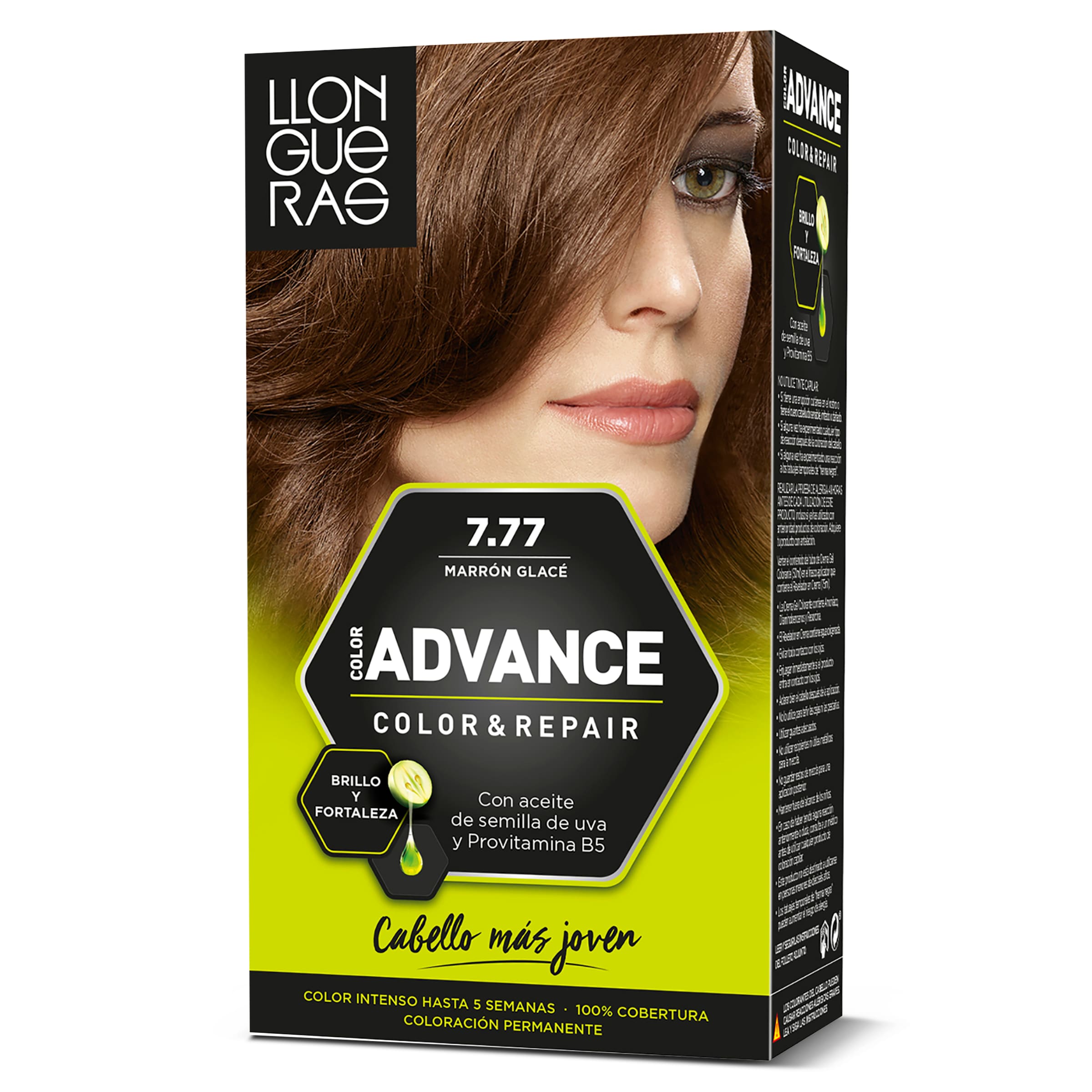 LLONGUERAS tinte Marrón Glacé Nº 7,77 caja 1 ud