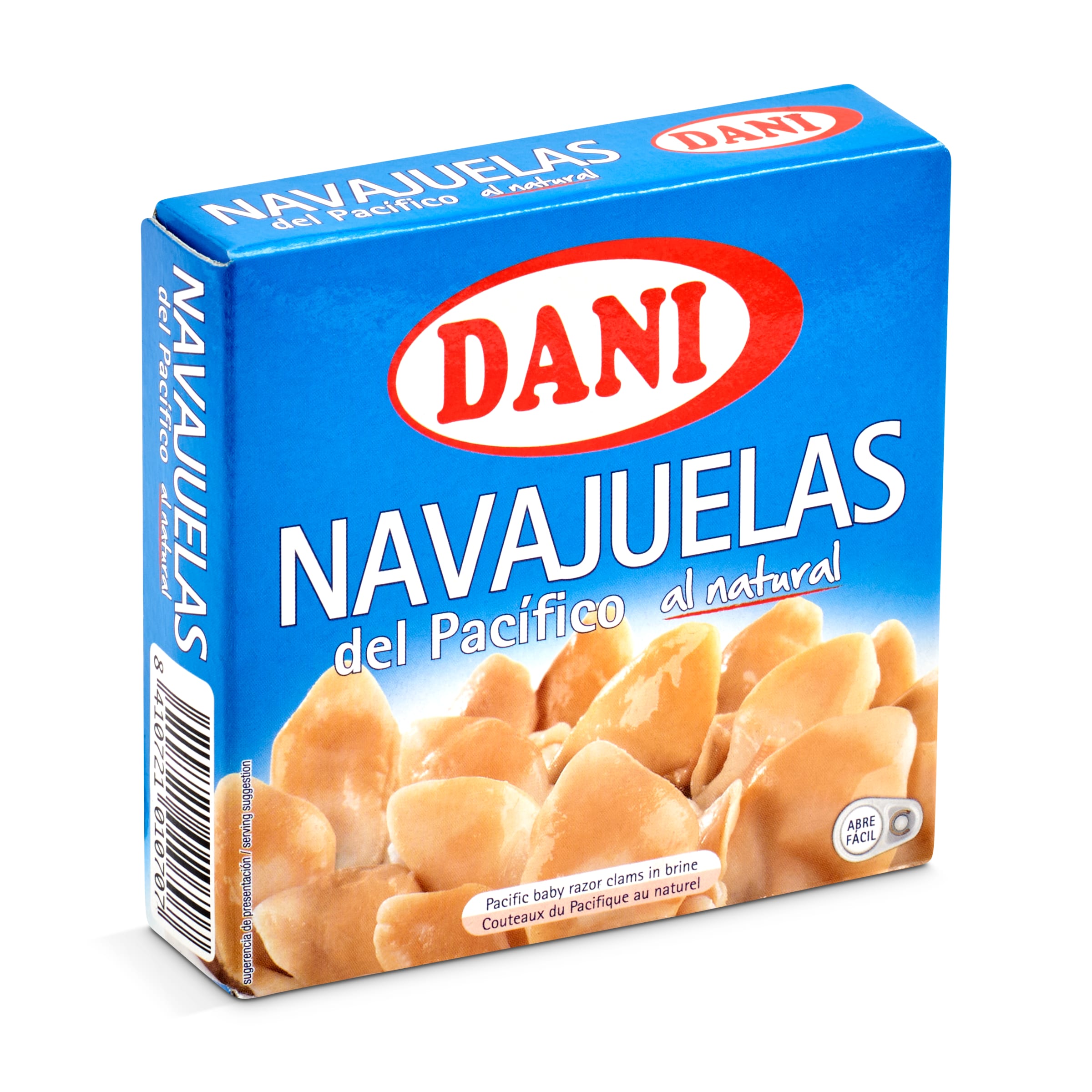 Navajuelas al natural Dani lata 63 g