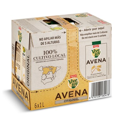 Bebida de avena Pascual Vivesoy pack 6 x 1 l-0