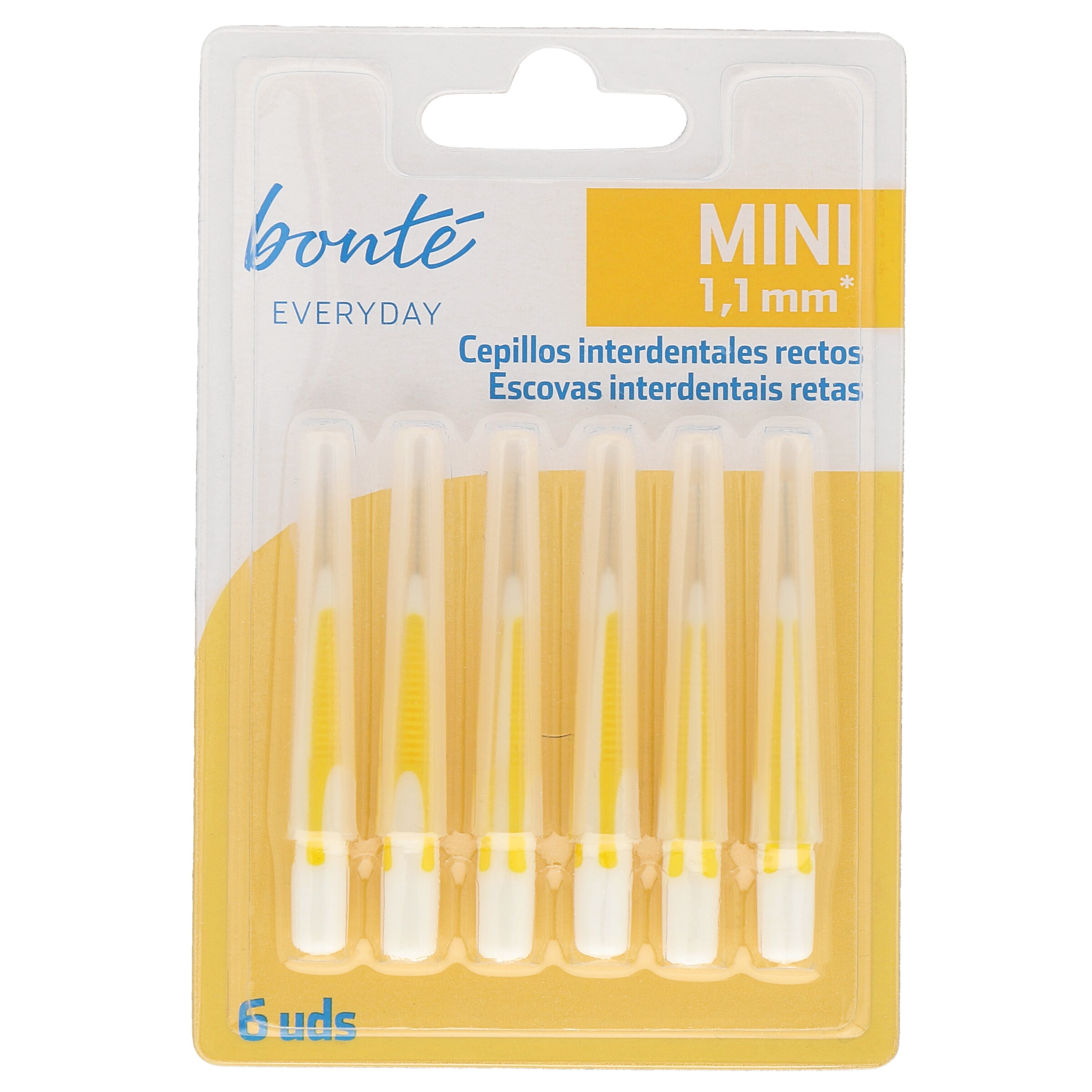 BONTE cepillo interdentales finos envase 6 uds