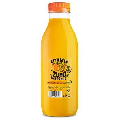 Zumo de naranja recién exprimido botella 500 ml-0