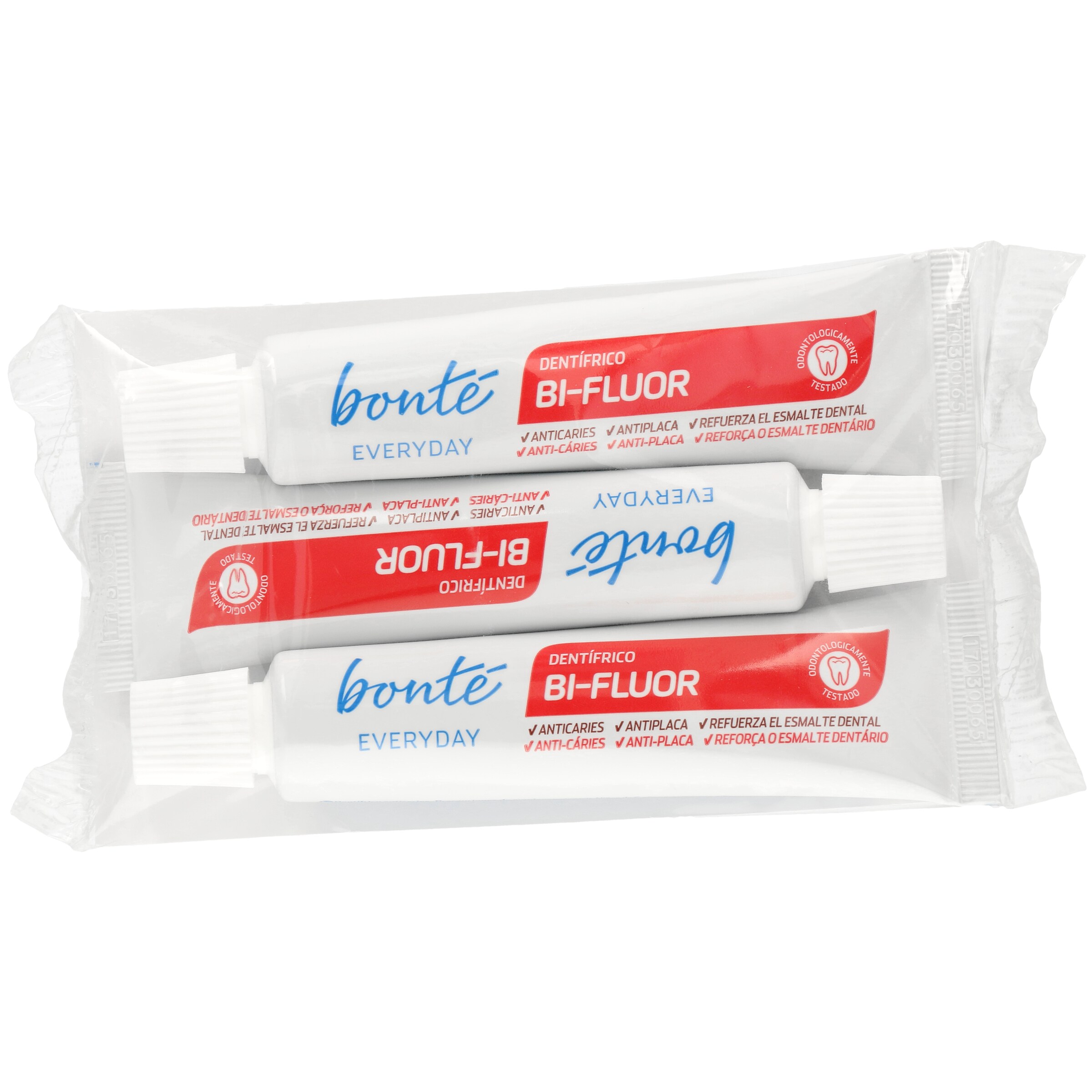 BONTE pasta dentífrica formato viaje pack 3 x 25 ml