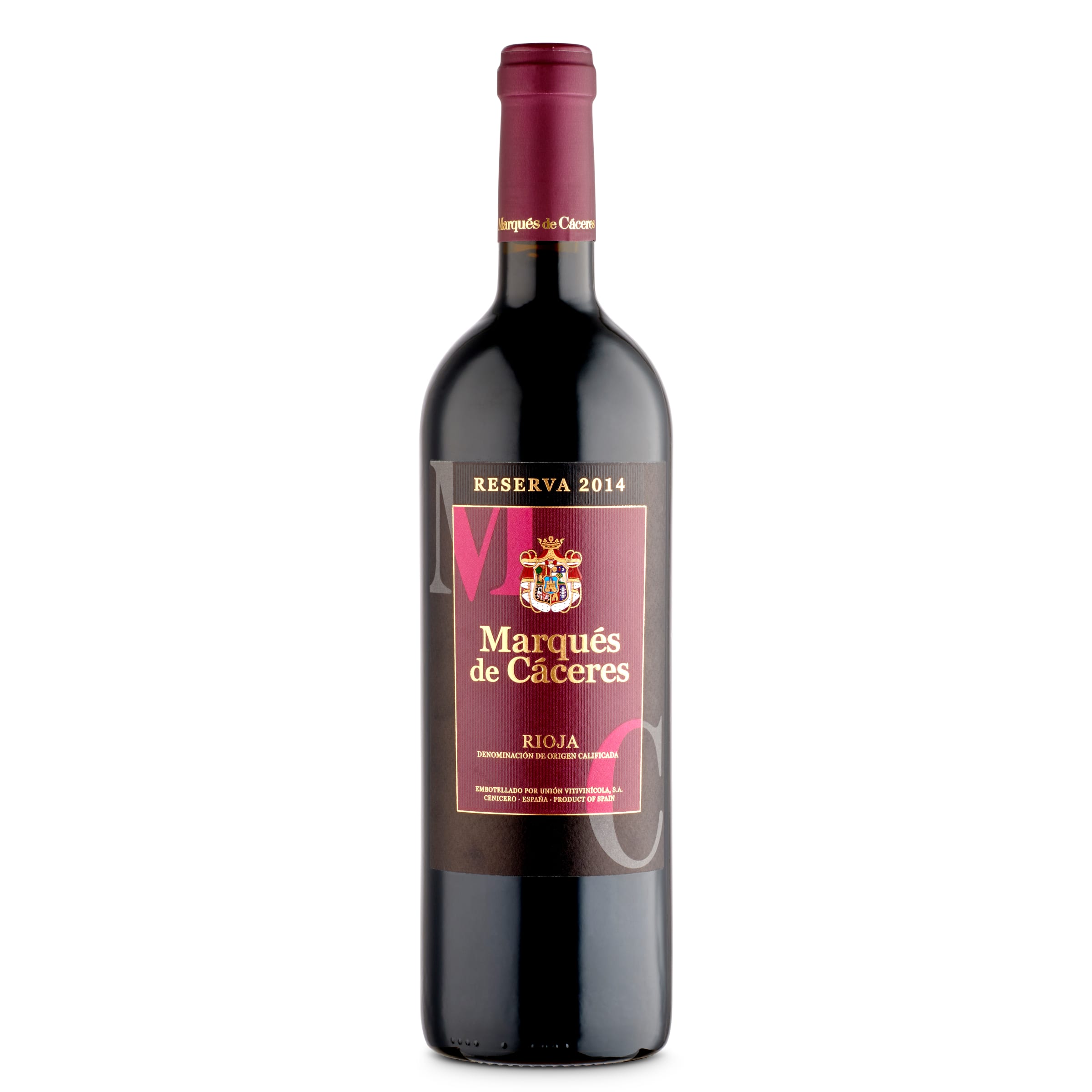 MARQUES DE CACERES vino tinto reserva DO rioja botella 75 cl