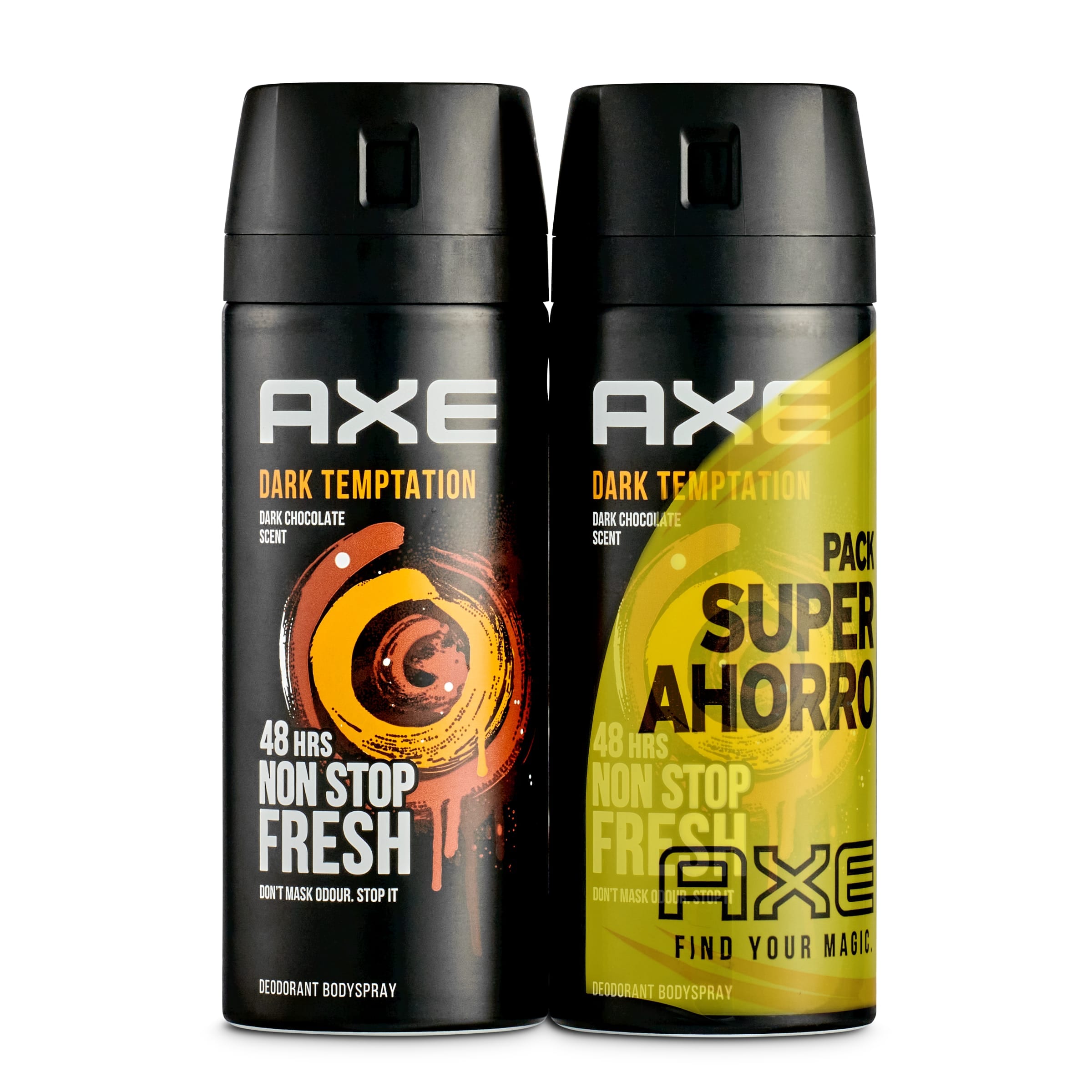 Desodorante dark temptation duplo AXE SPRAY 300 ML - Supermercados DIA