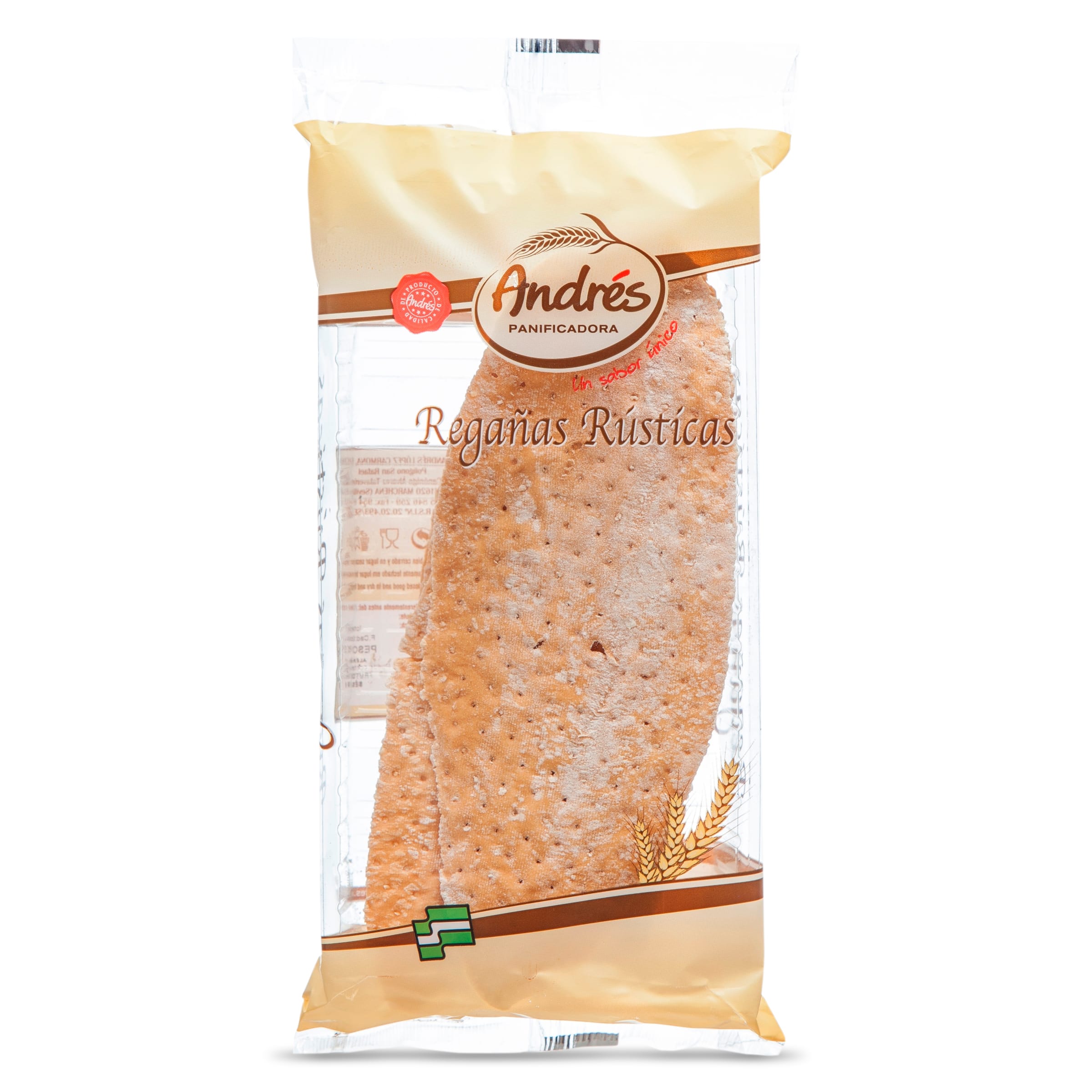 ANDRES PANIFICADORA regaña rústica bolsa 100 gr