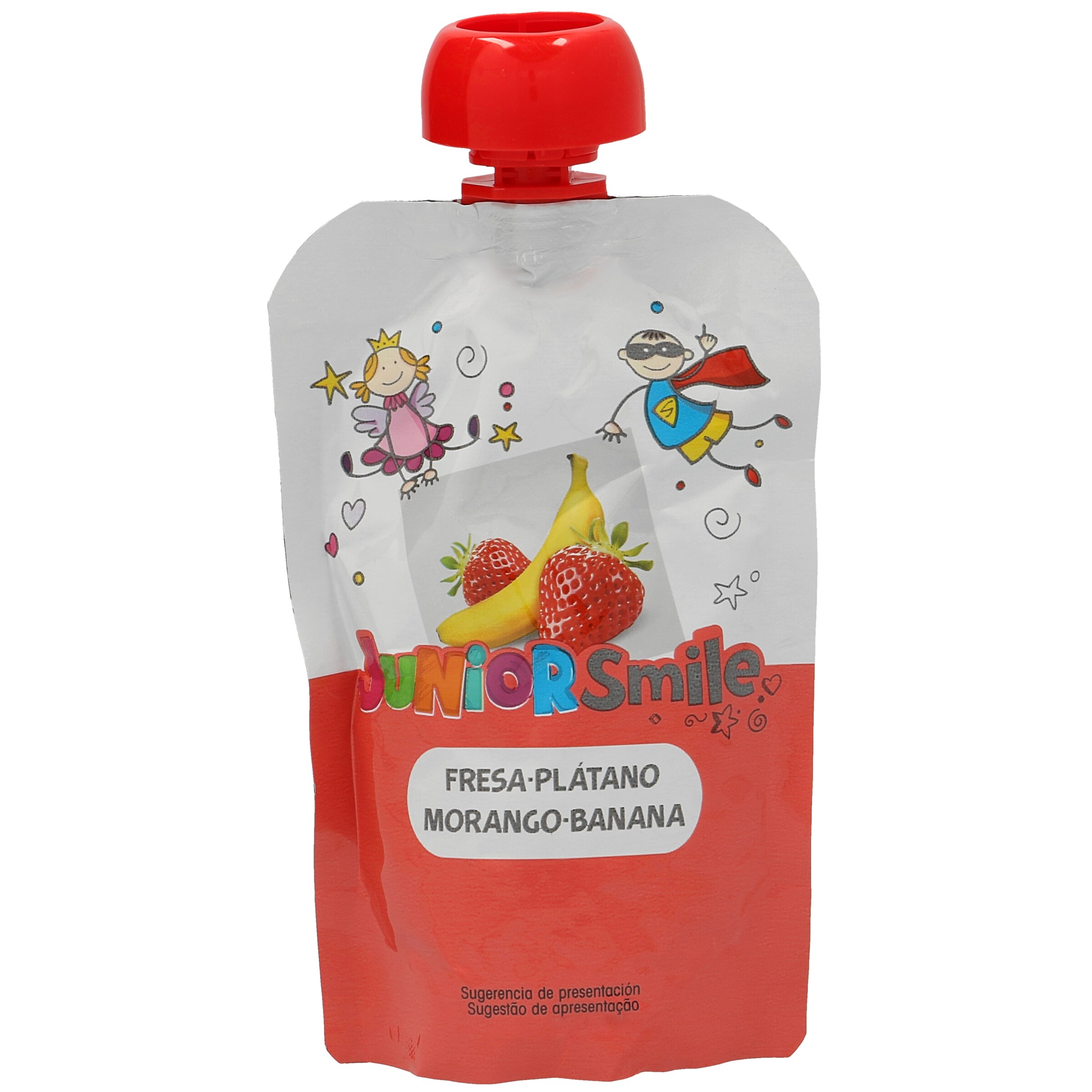 JUNIORSMILE fresa y plátano pouch 100 gr