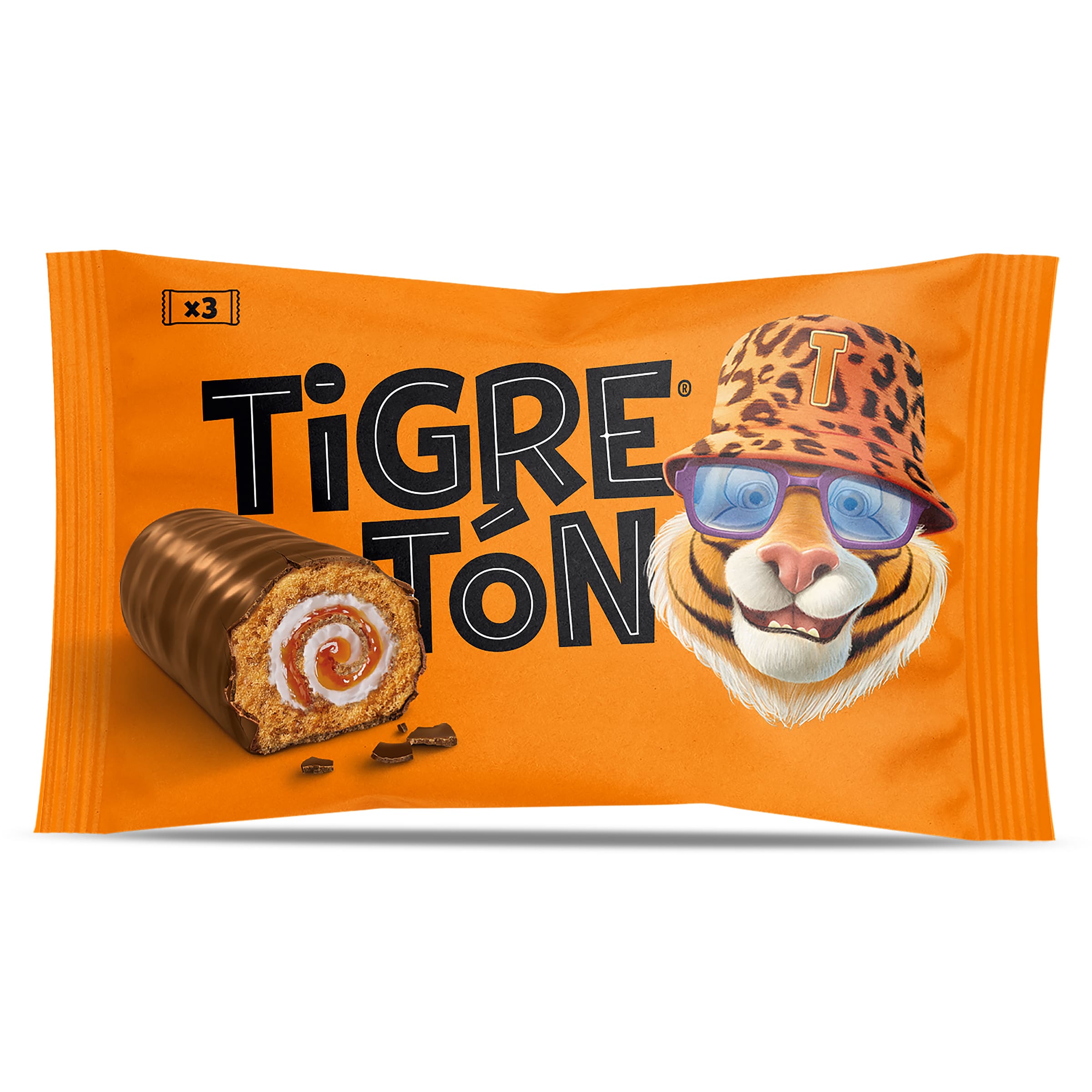BIMBO pastelito tigretón paquete 3 uds 150 gr