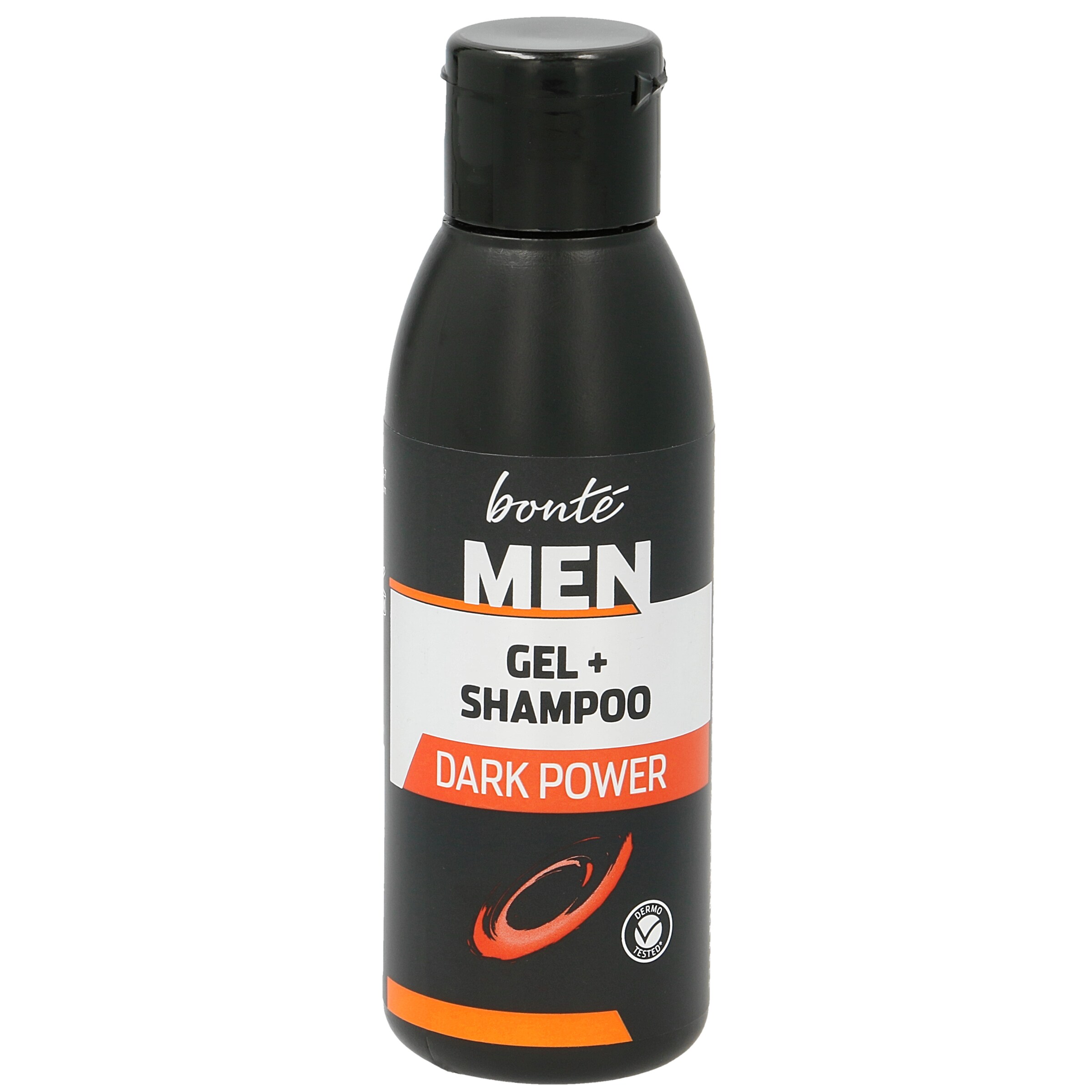 BONTE gel de ducha y champú dark power formato viaje bote 100 ml