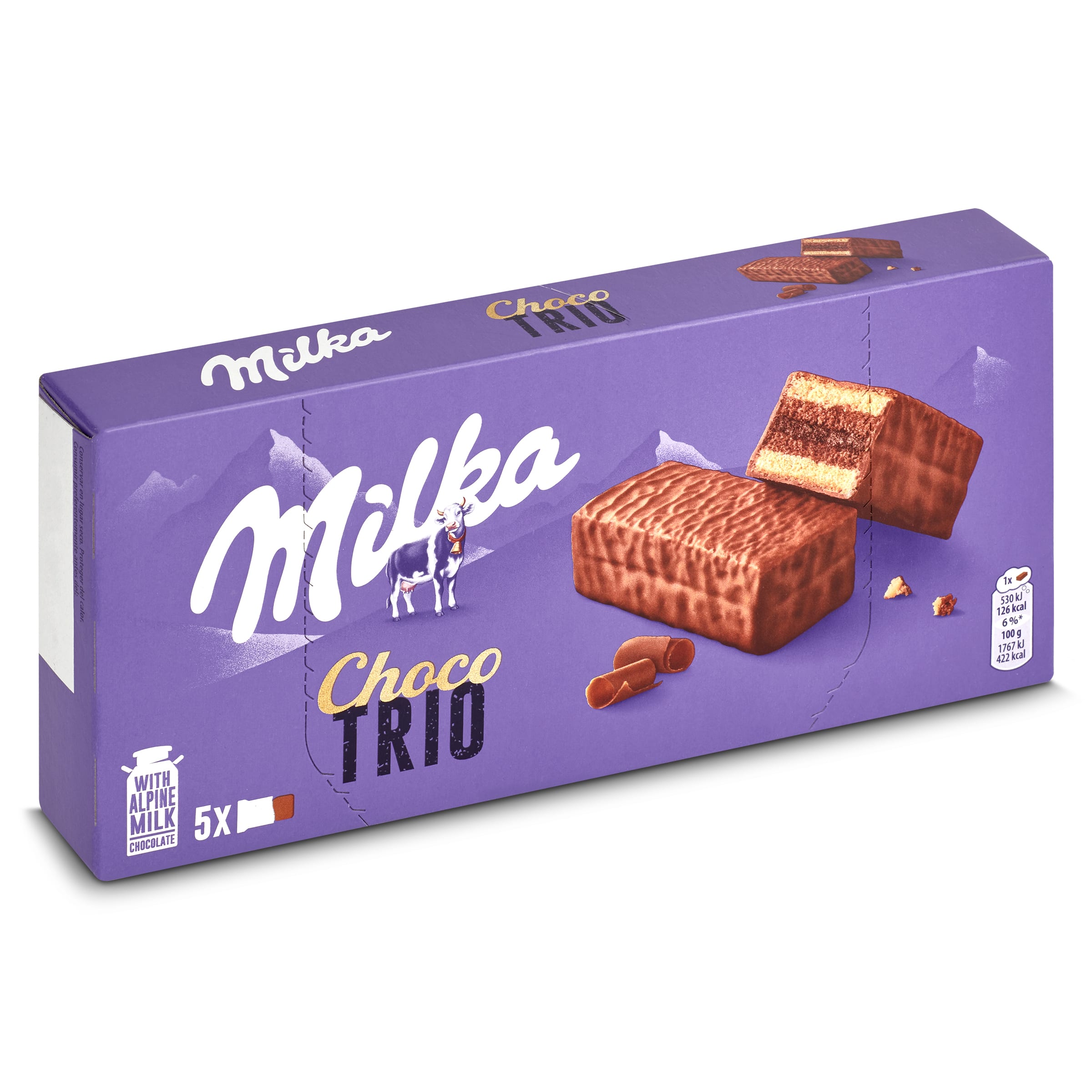 MILKA choco trio paquete 150 gr