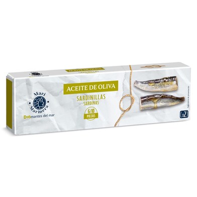 Sardinillas en aceite de oliva Mari Marinera de Dia lata 2 x 62 g-0 Sardinillas en aceite de oliva Mari Marinera de Dia lata 2 x 62 g-0