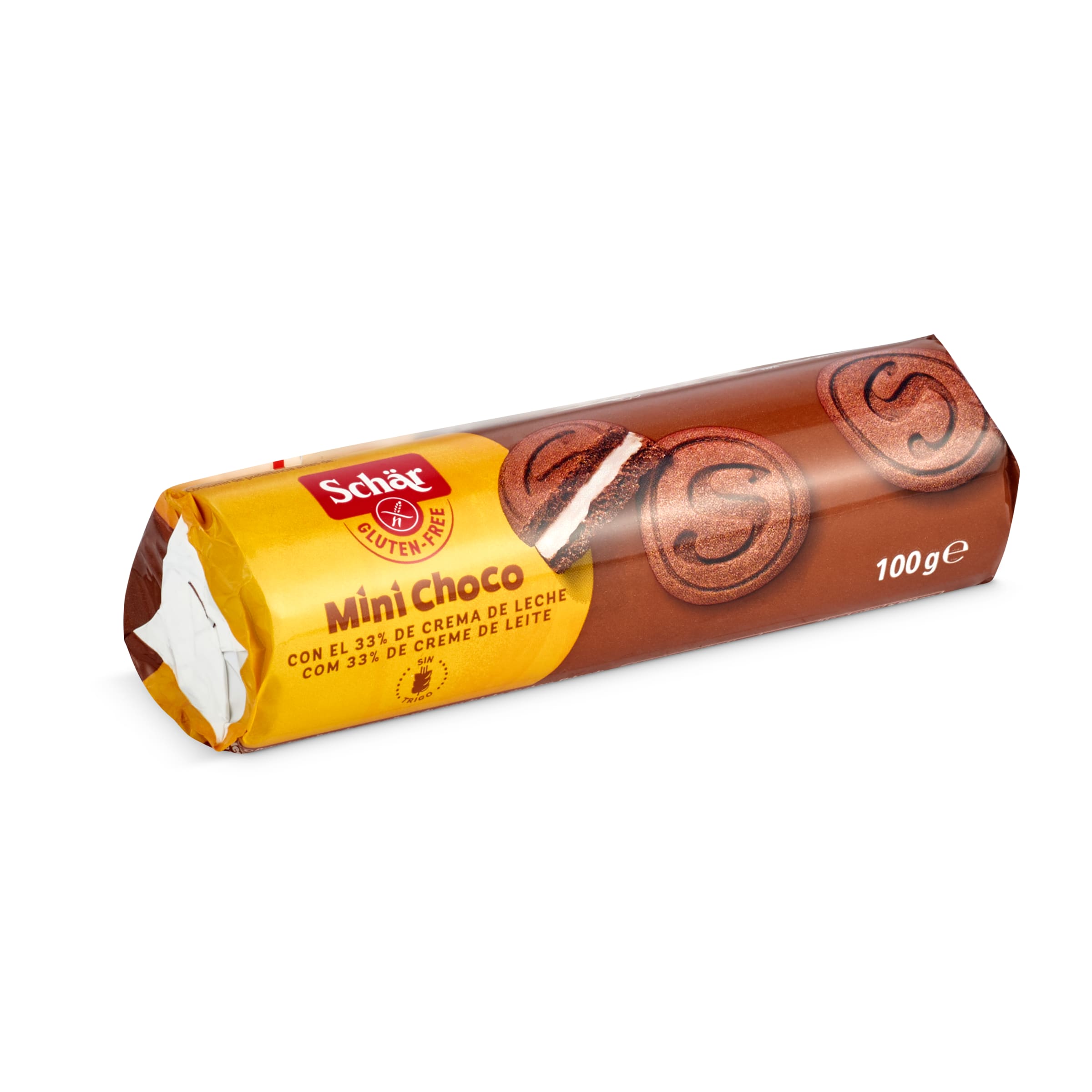 DR. SCHAR galletas rellenas mini sorrisi SIN GLUTEN paquete 100 gr