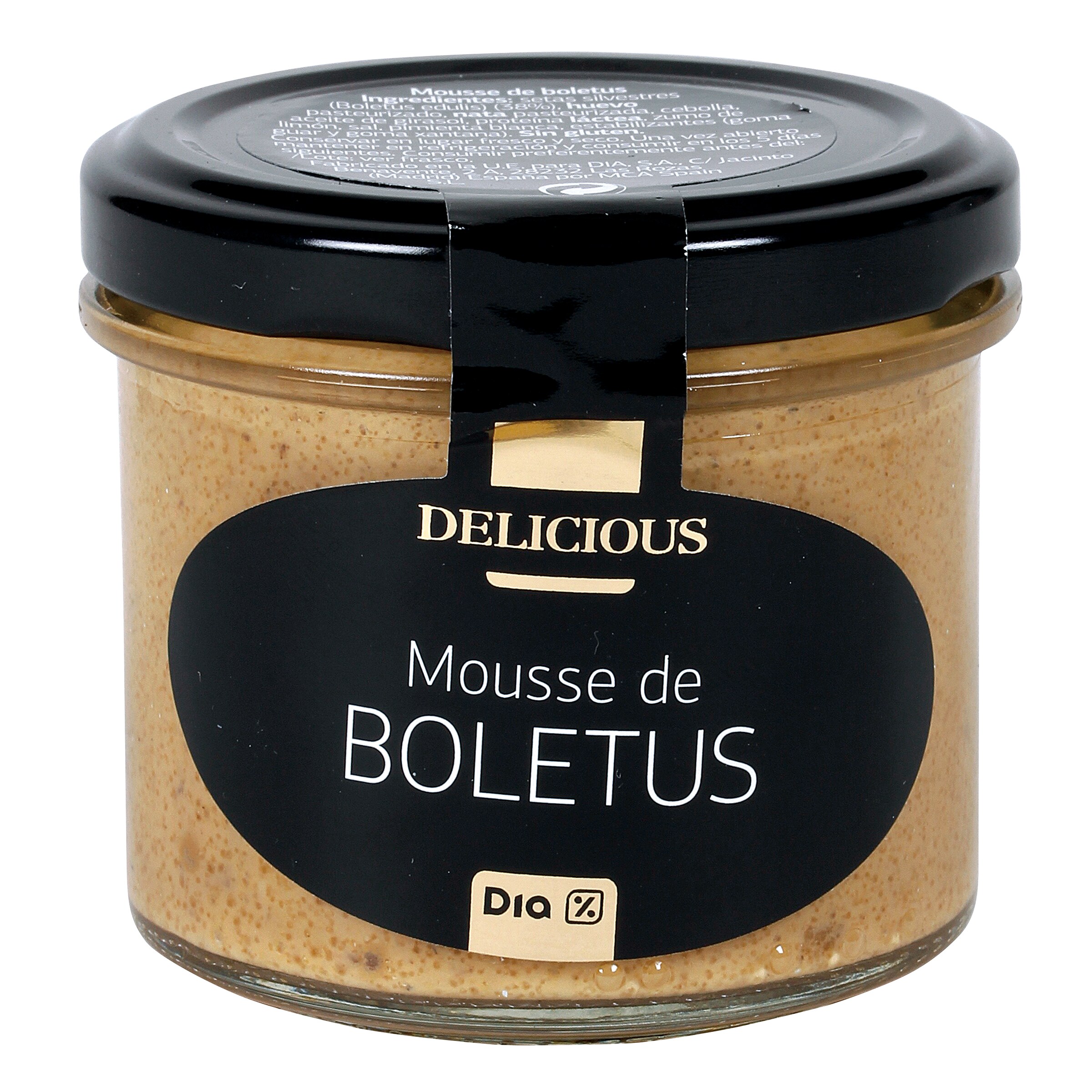 DIA DELICIOUS mousse de boletus tarro 115 gr