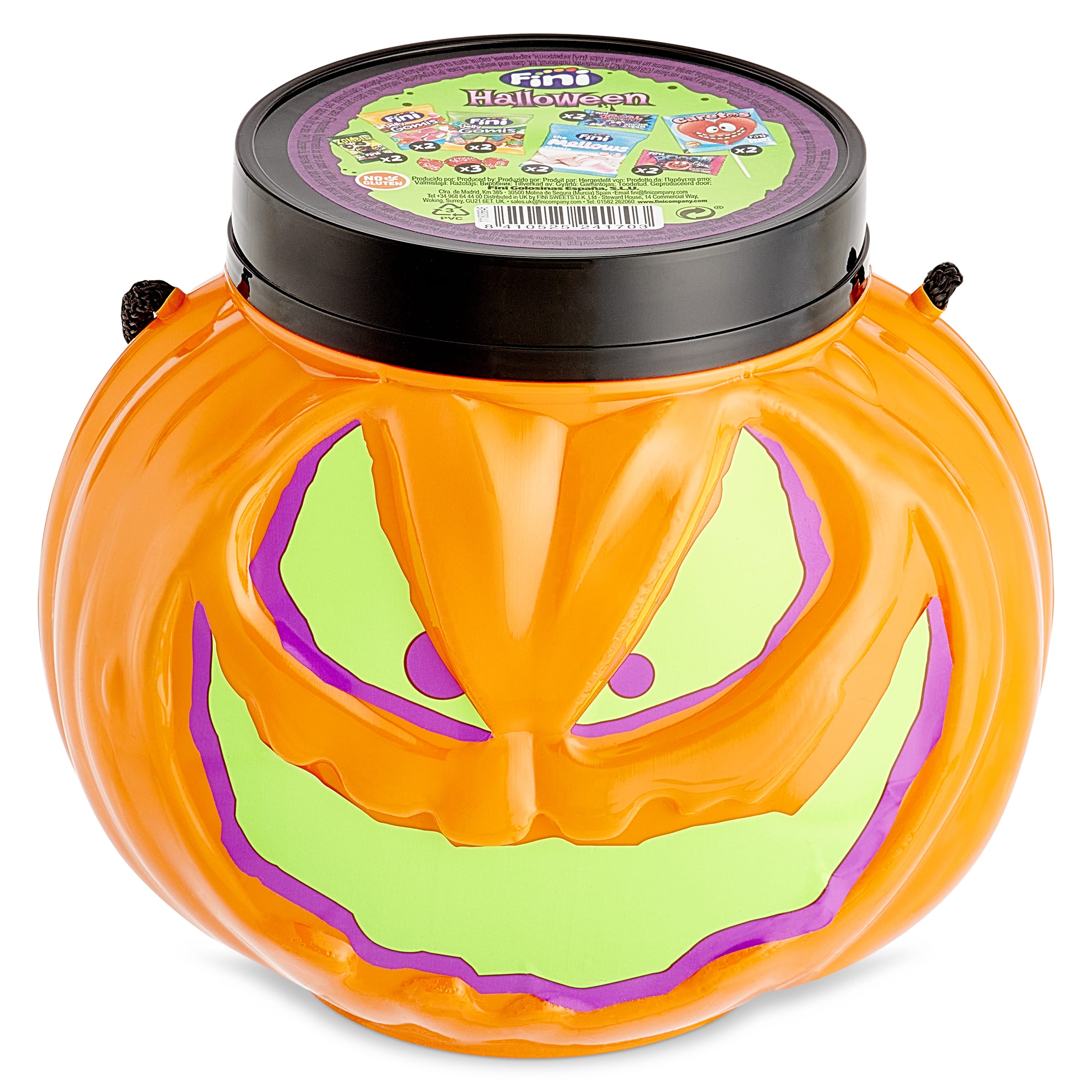 Surtido de golosinas calabaza Fini bote 179 g