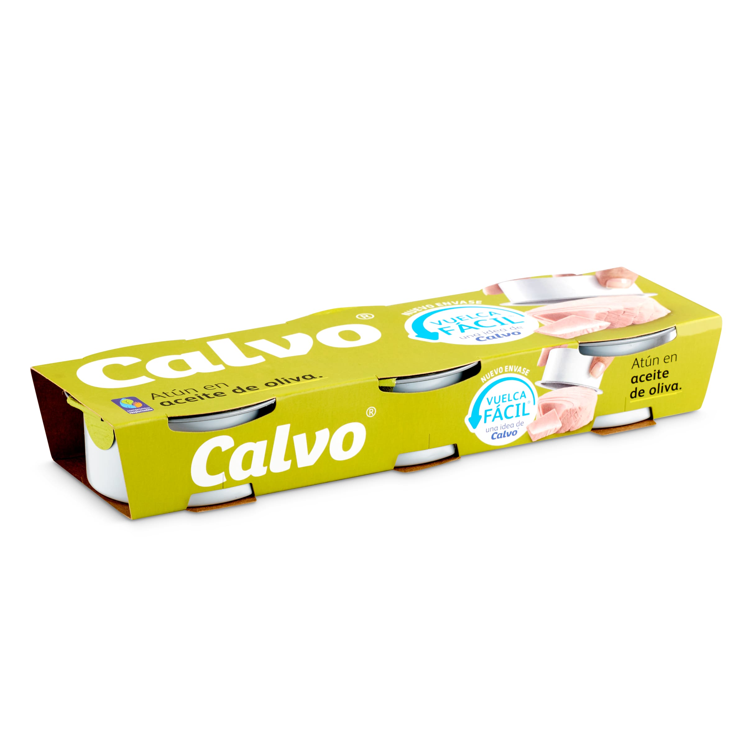CALVO atún en aceite de oliva pack 3 latas de 52 gr