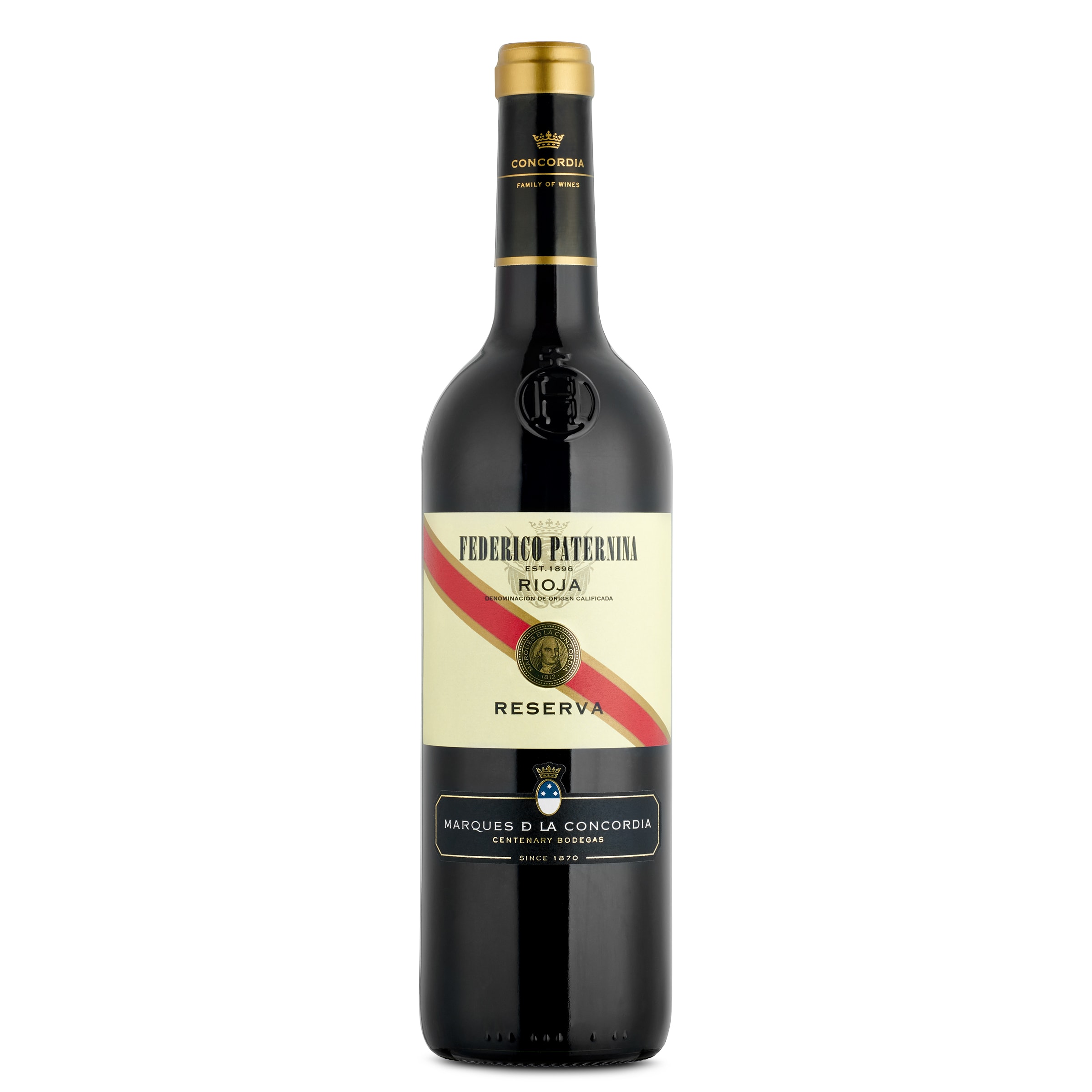FEDERICO PATERNINA vino tinto reserva DO rioja botella 75 cl