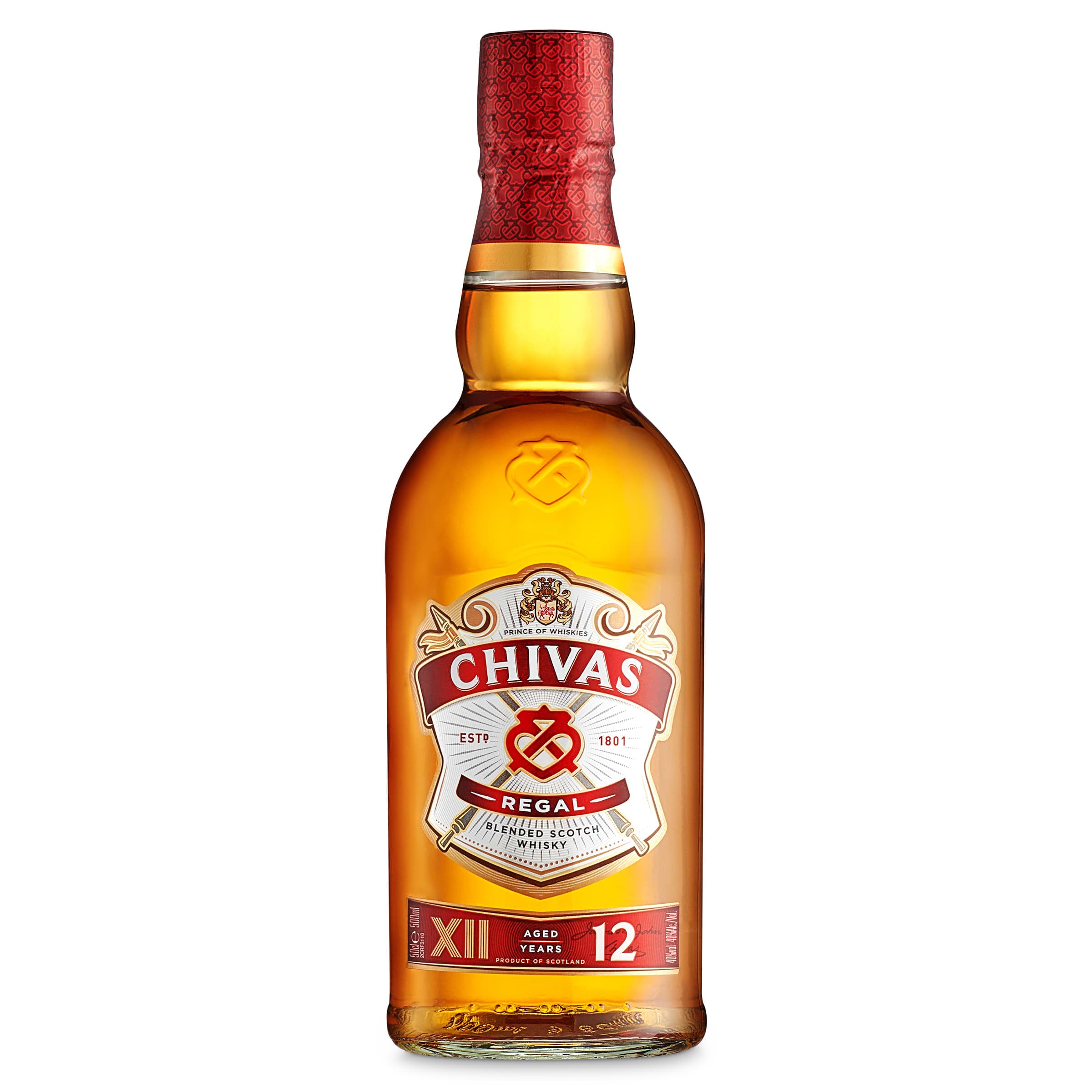 Whisky 12 años Chivas 50 cl