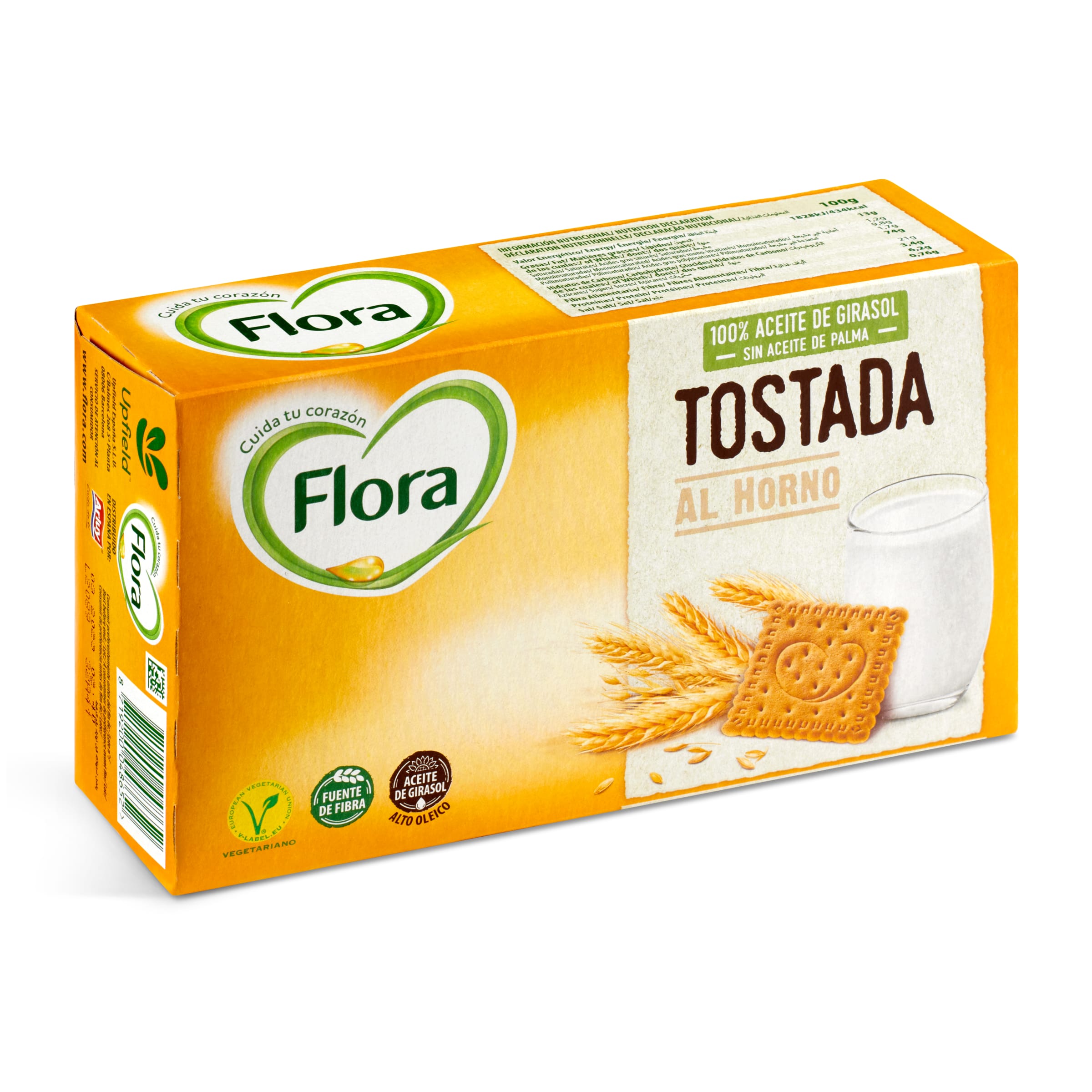 FLORA galleta tostada caja 450 gr